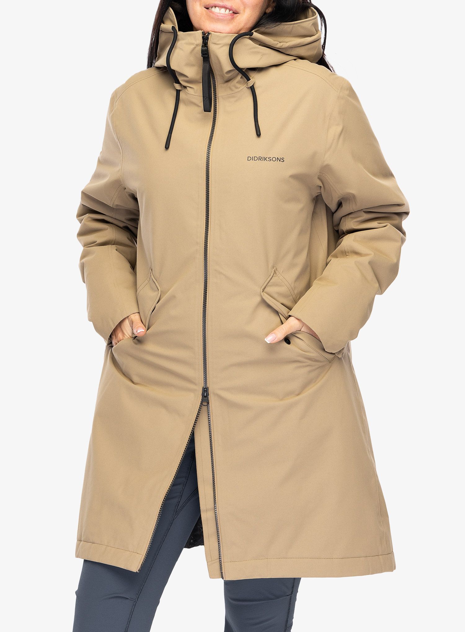 Ženski plašč Didriksons Fia Parka - wood