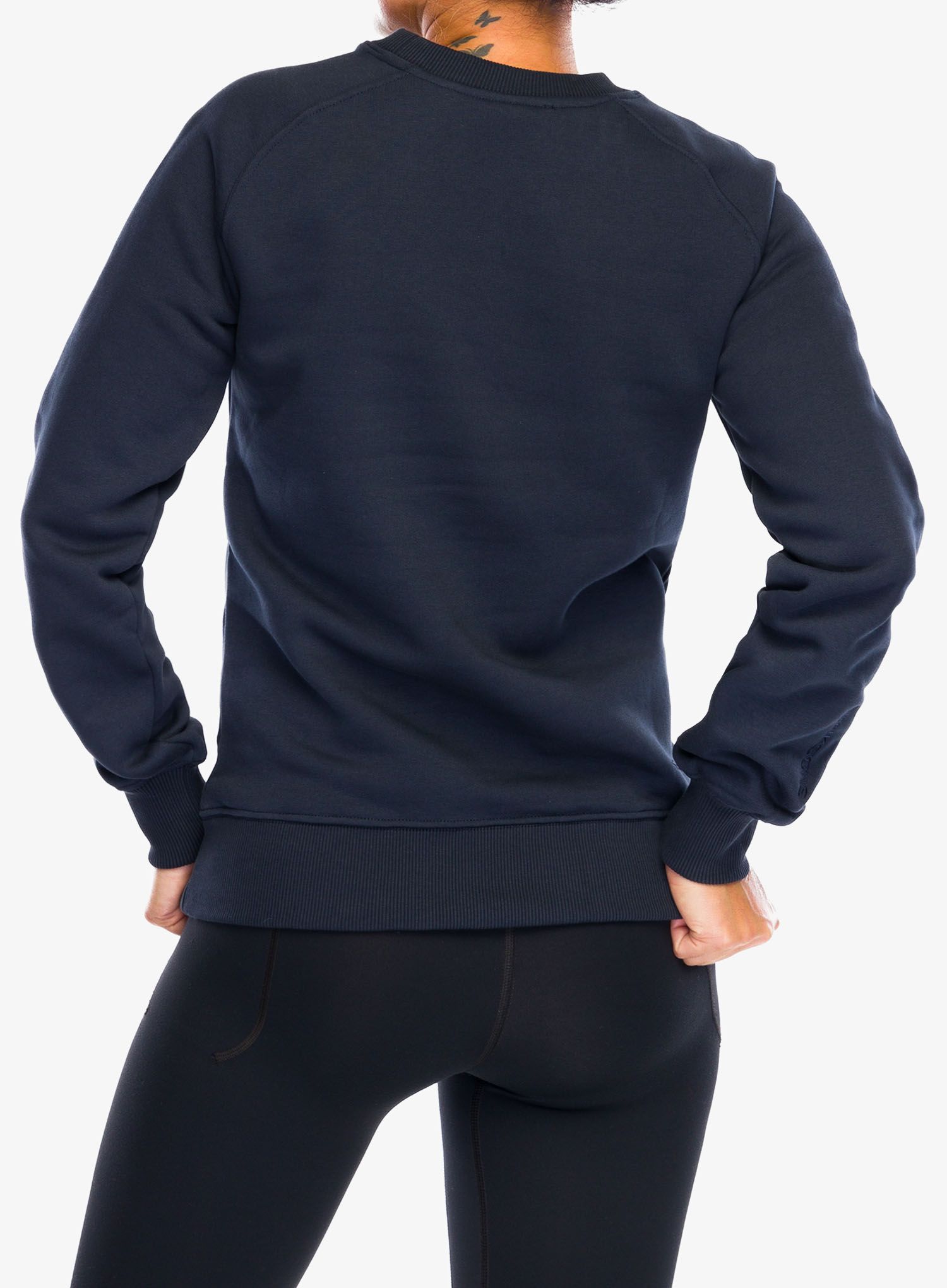 Ženska jopica Didriksons Fyn Sweater - navy
