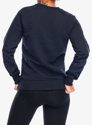 Ženska jopica Didriksons Fyn Sweater - navy