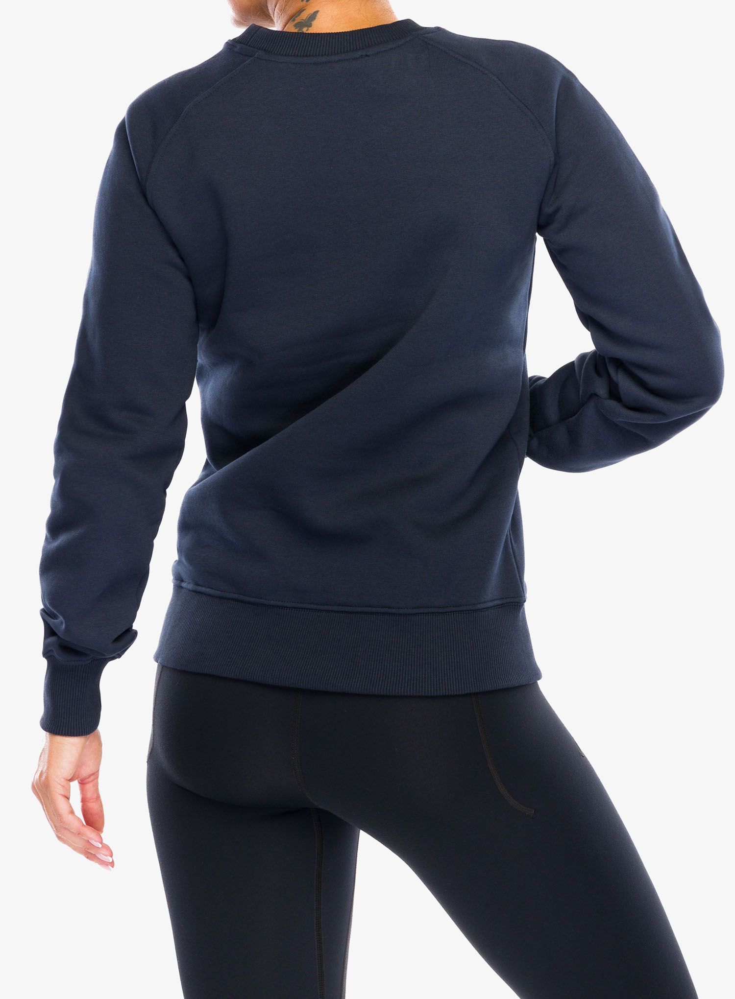 Ženska jopica Didriksons Fyn Sweater - navy