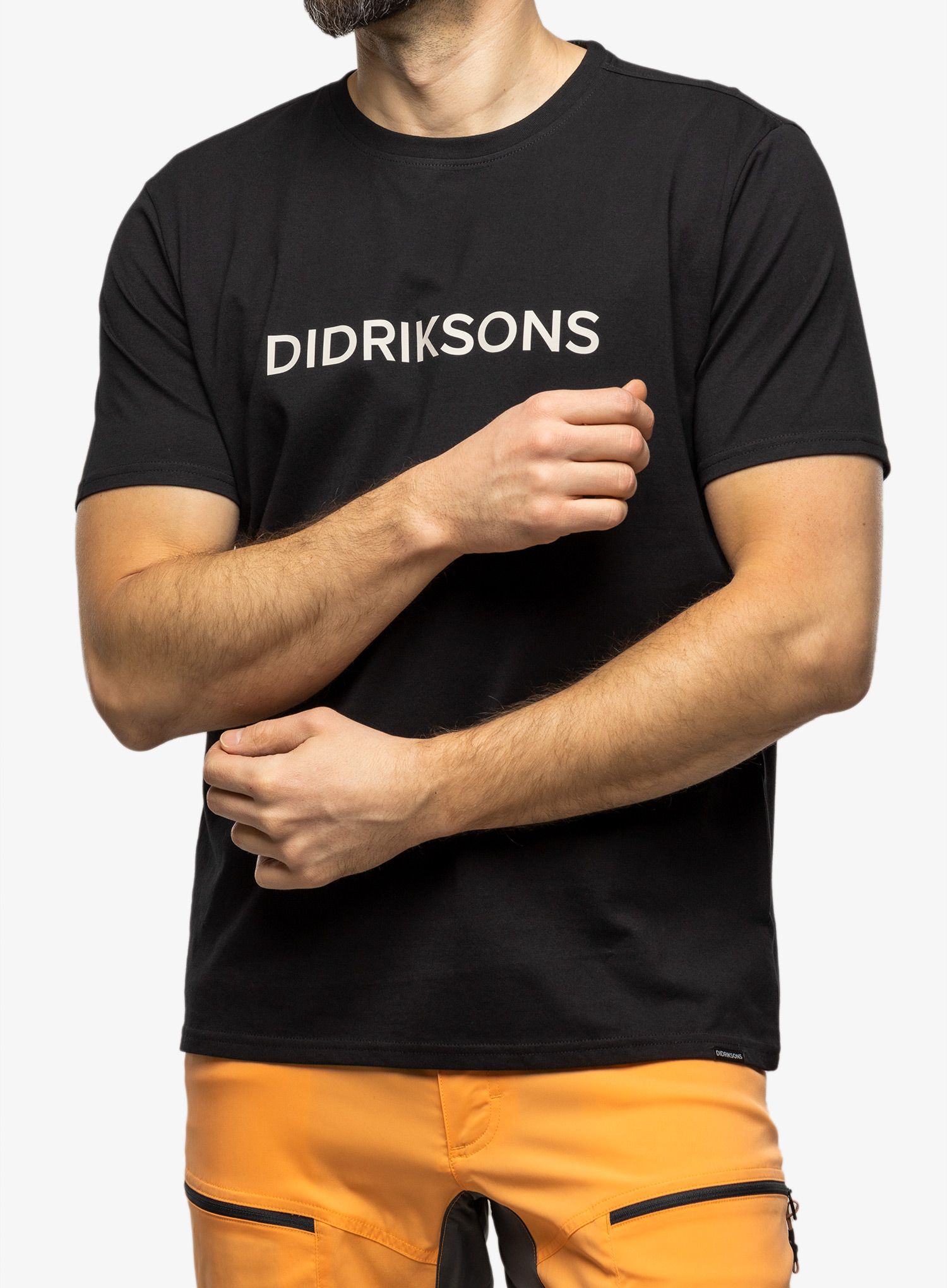 Bombažna majica Didriksons Harald T-Shirt Didriksons - black