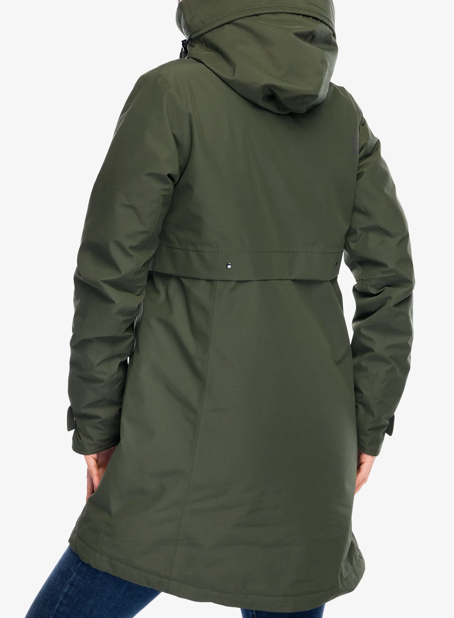 Ženski plašč Didriksons Helle Parka 5 - deep green
