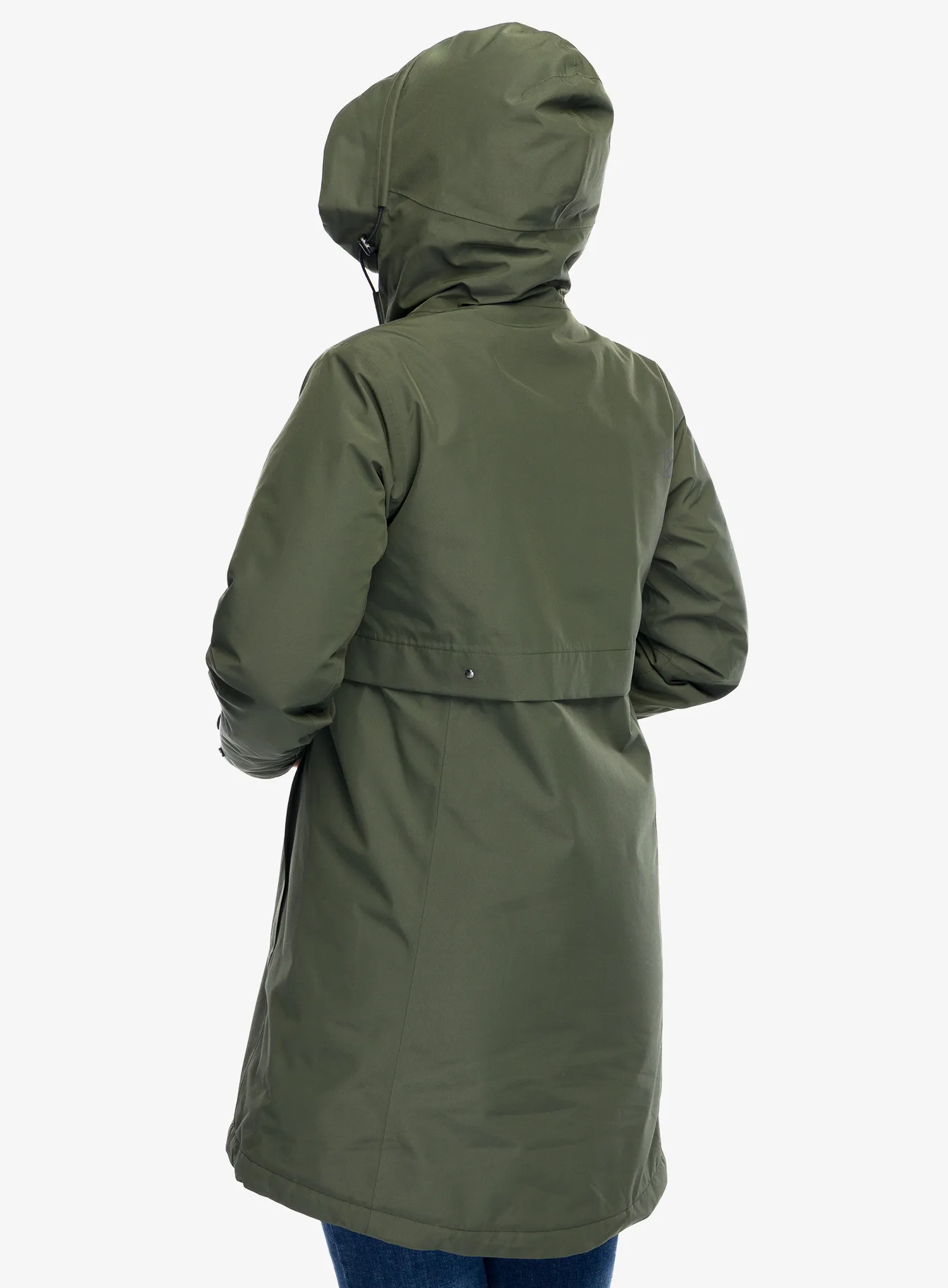Ženski plašč Didriksons Helle Parka 5 - deep green