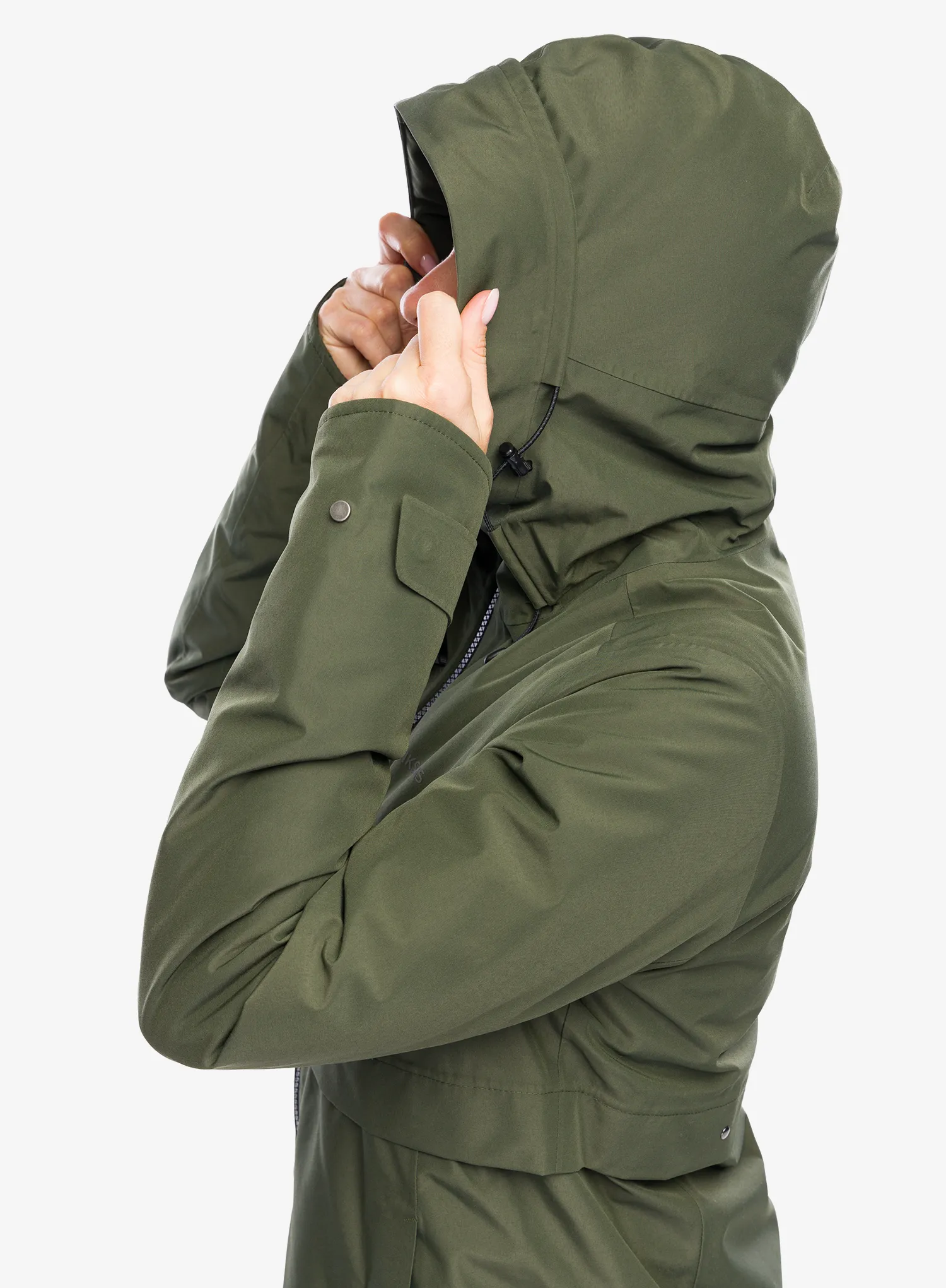 Ženski plašč Didriksons Helle Parka 5 - deep green