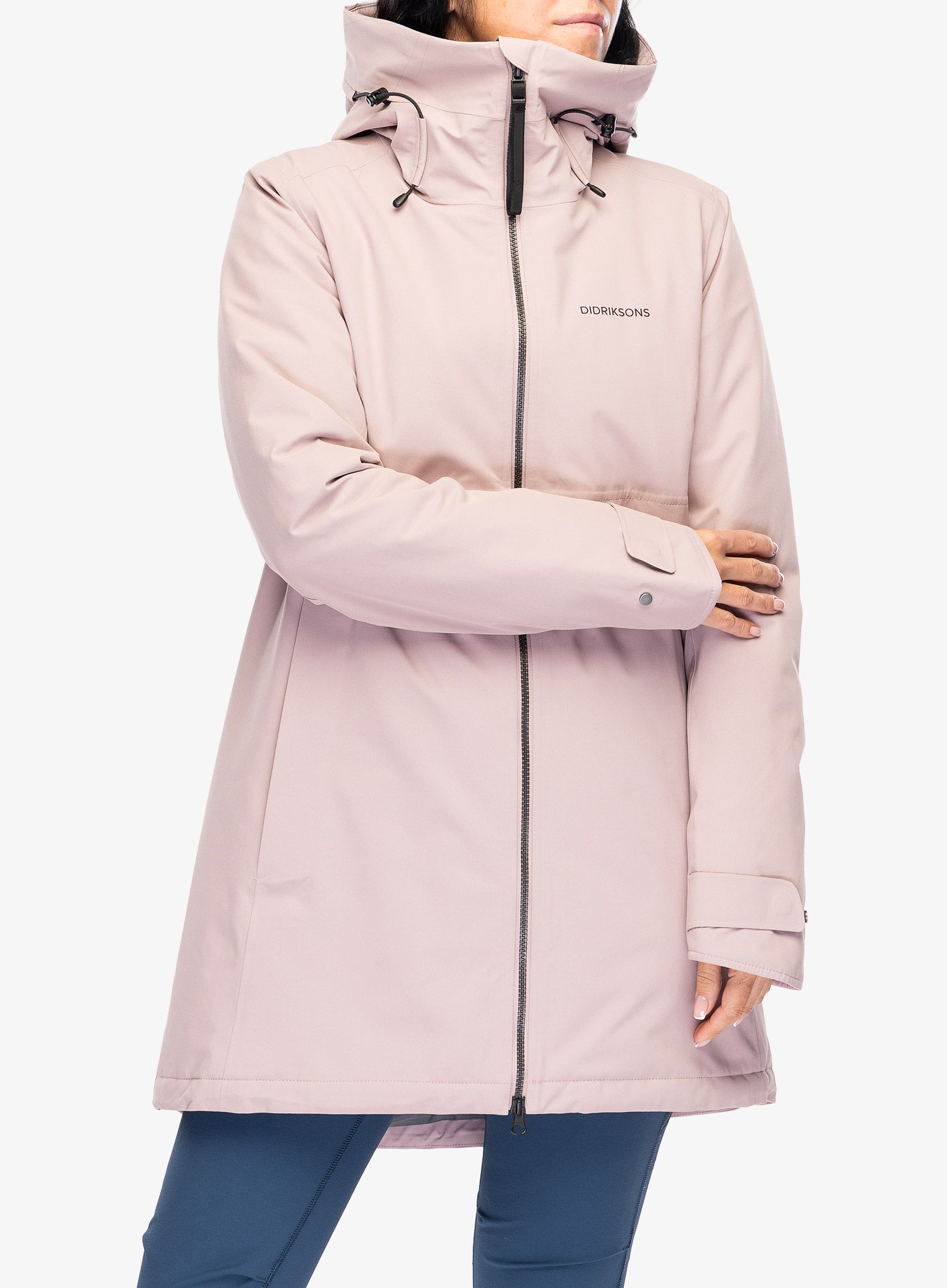 Ženski plašč Didriksons Helle Parka 5 - oyster lilac