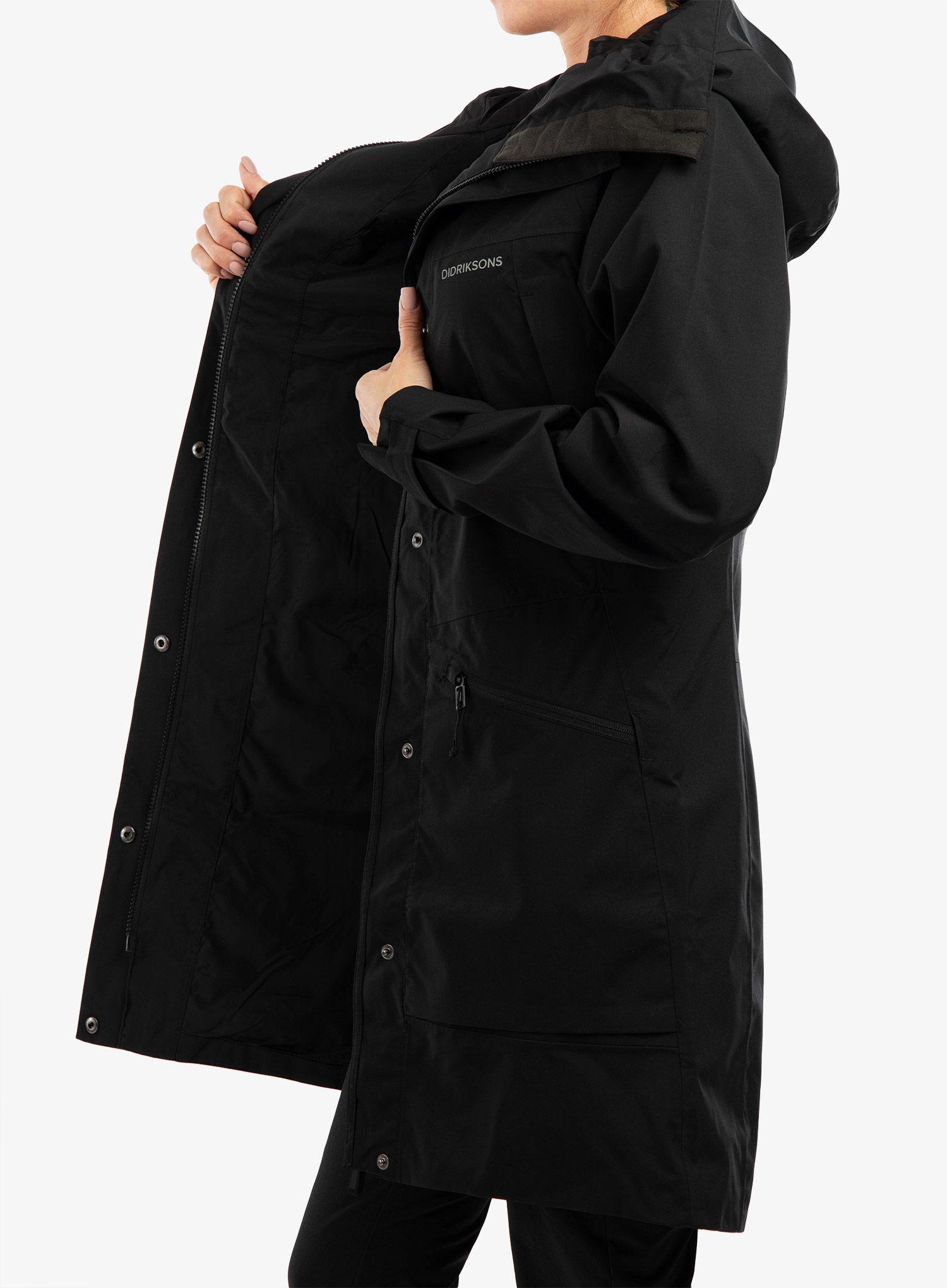Ženski plašč Didriksons Ilma Parka 6 - black