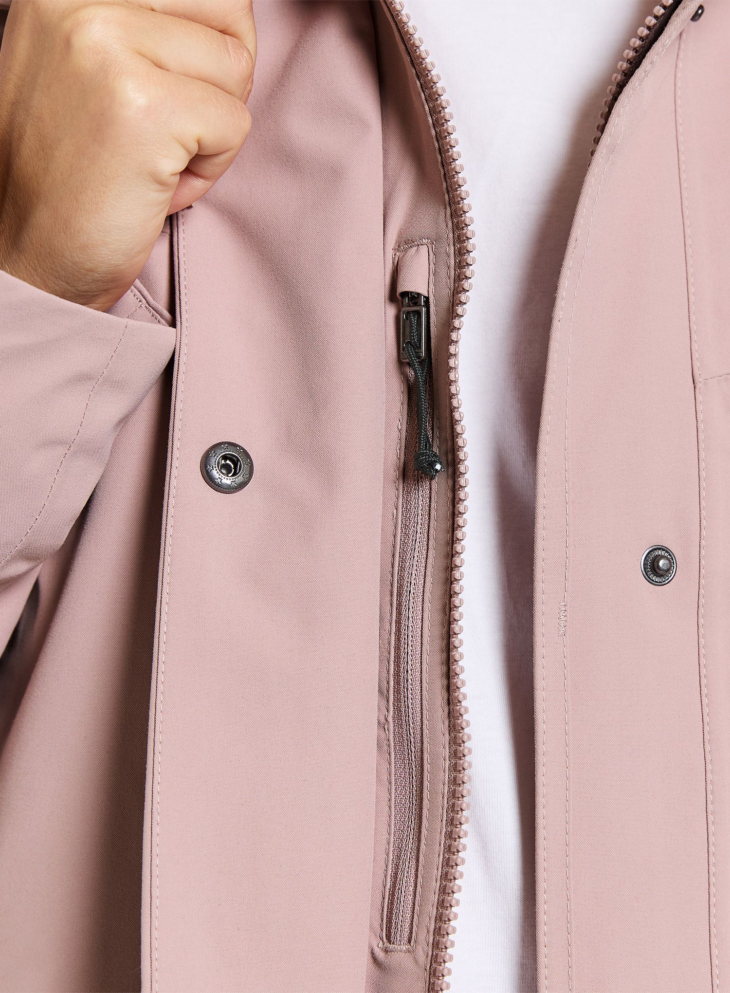 Ženski plašč Didriksons Ilma Parka 8 - oyster lilac