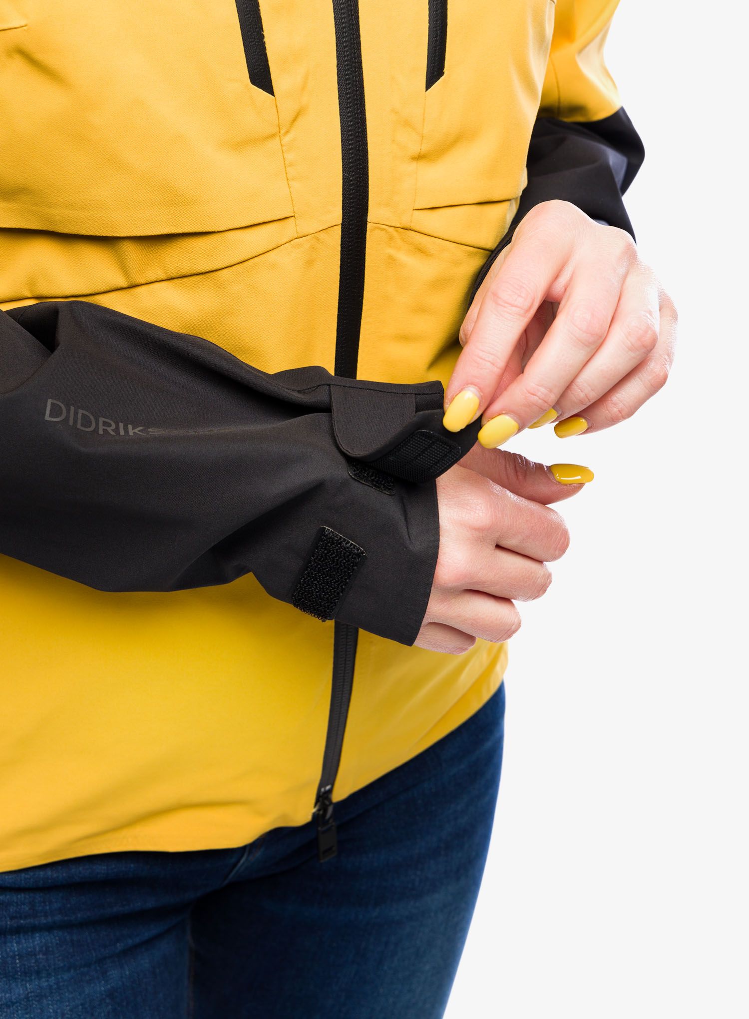 Ženska nepremočljiva jakna Didriksons Indus Jacket 2 - mustard