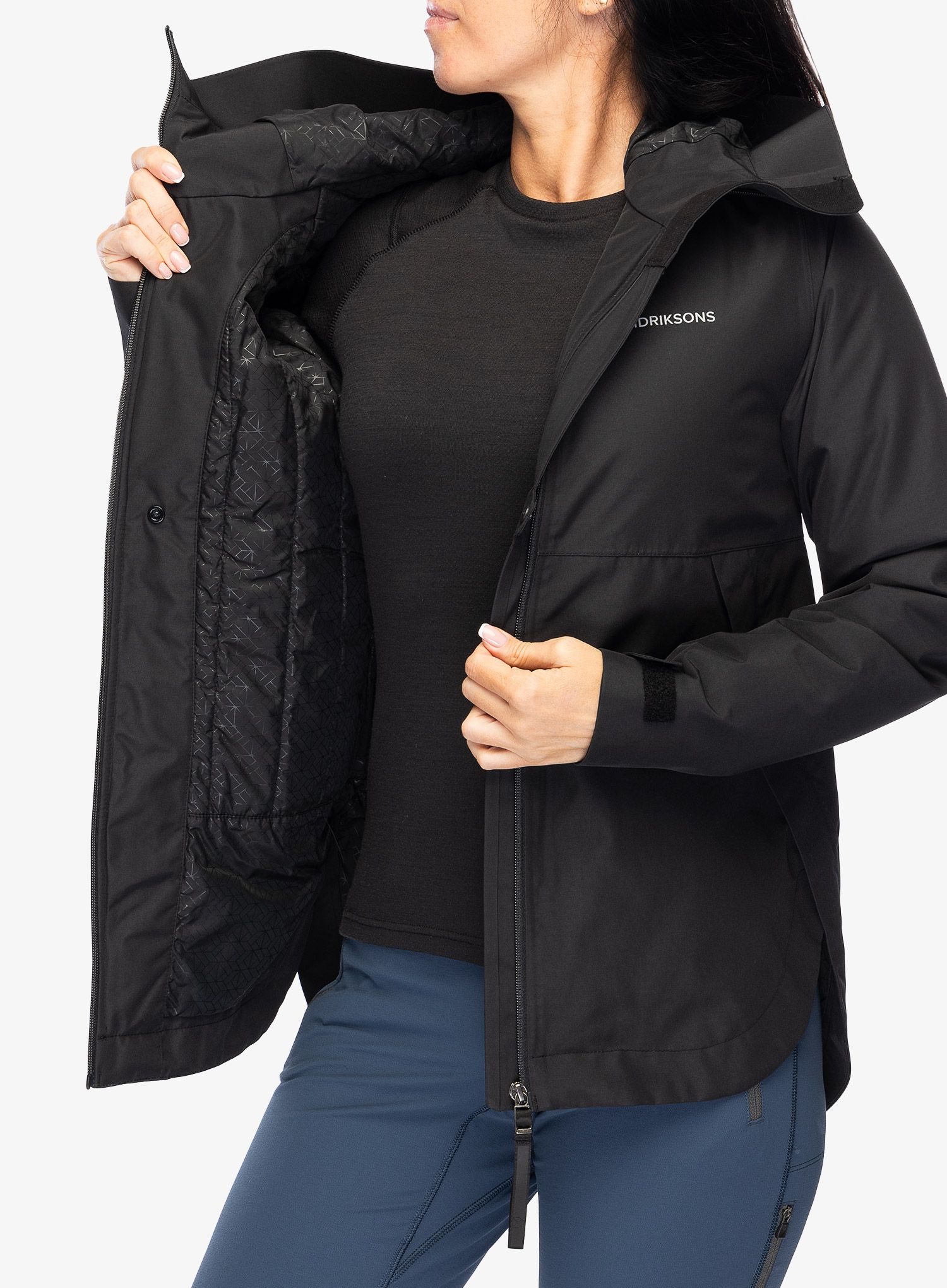 Ženska sintetična jakna Didriksons Jennie Jacket 2 - black