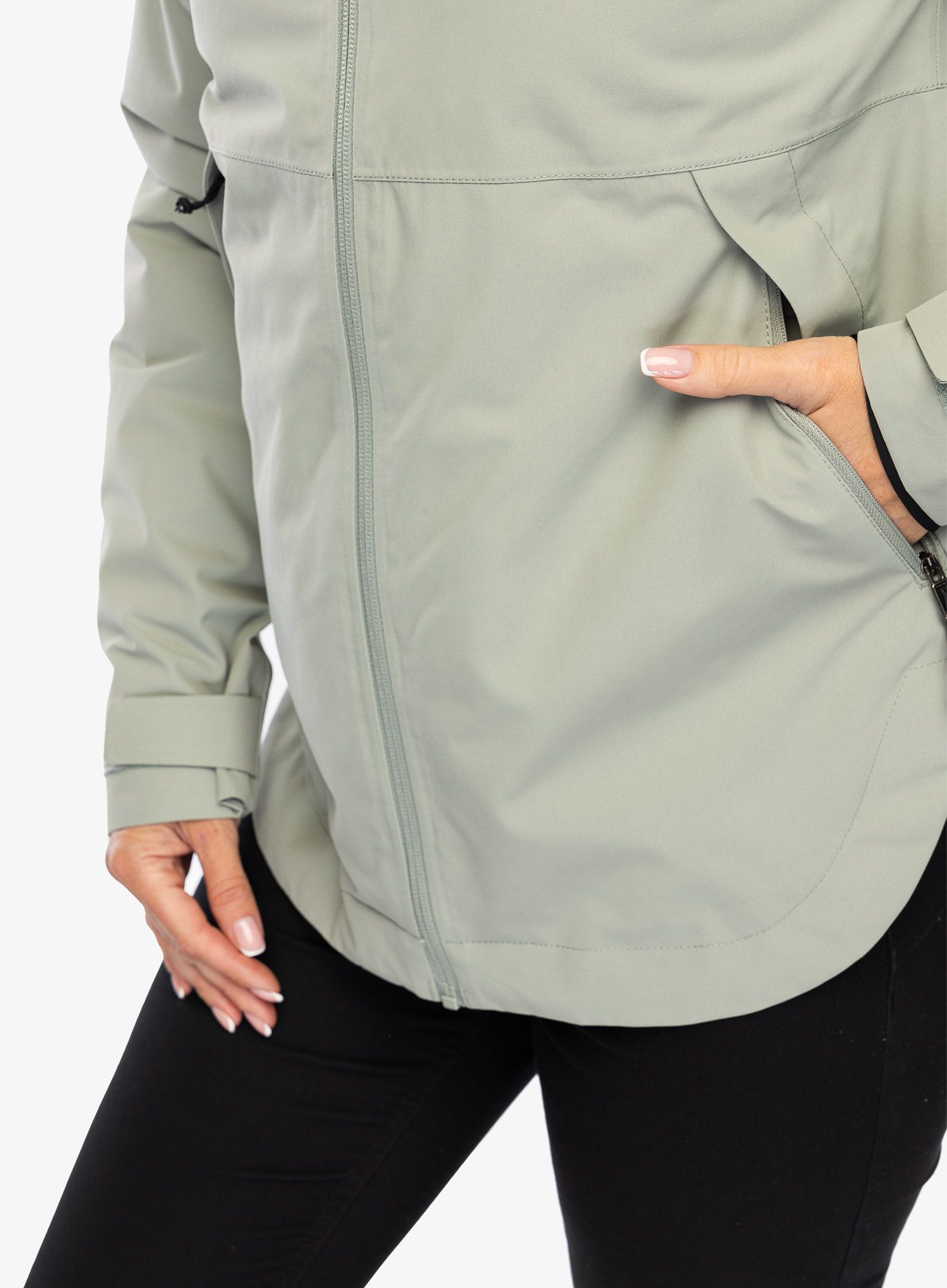 Ženska sintetična jakna Didriksons Jennie Jacket 2 - wilted leaf