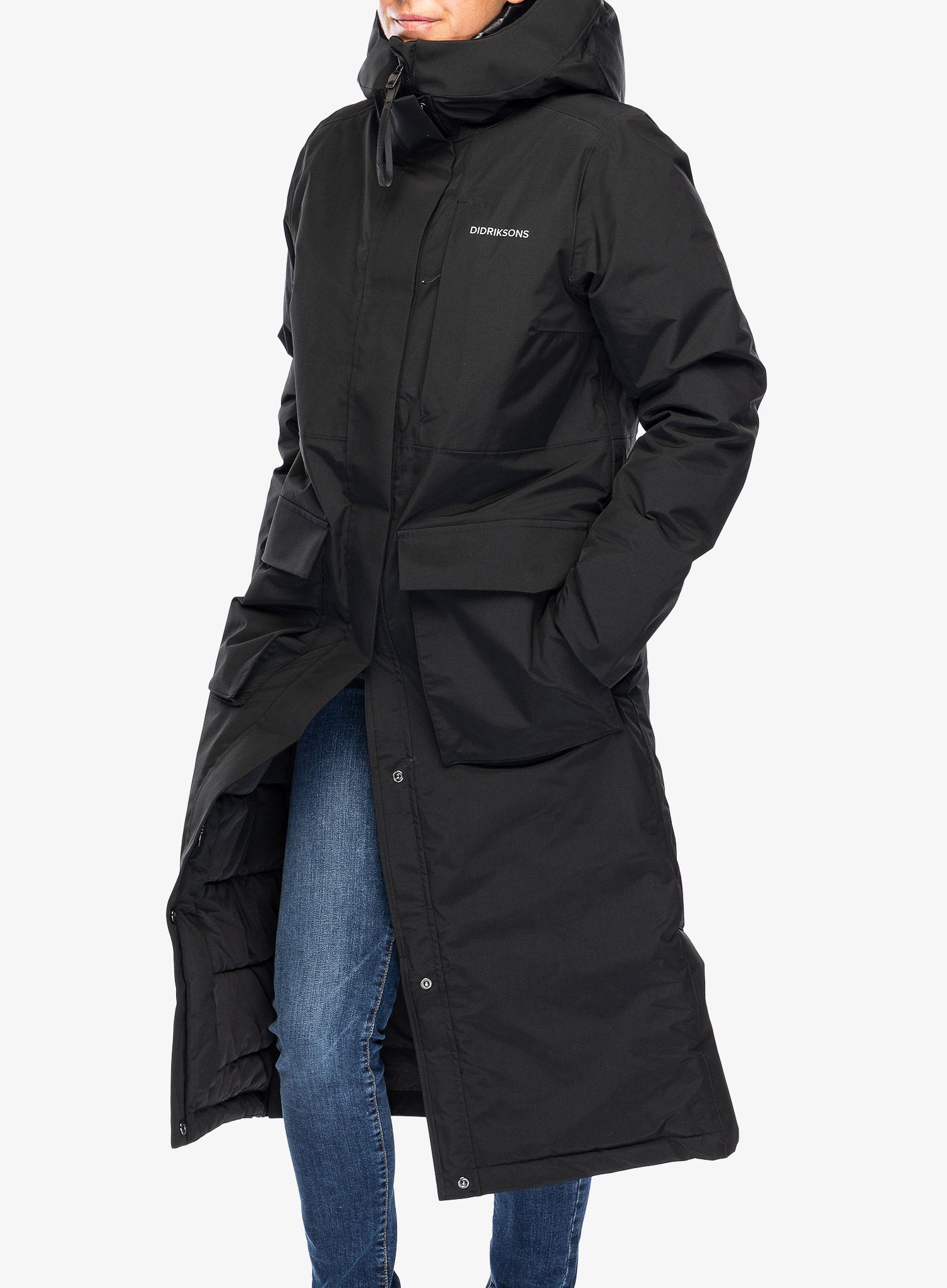 Ženski plašč Didriksons Leya Parka Long 3 - black