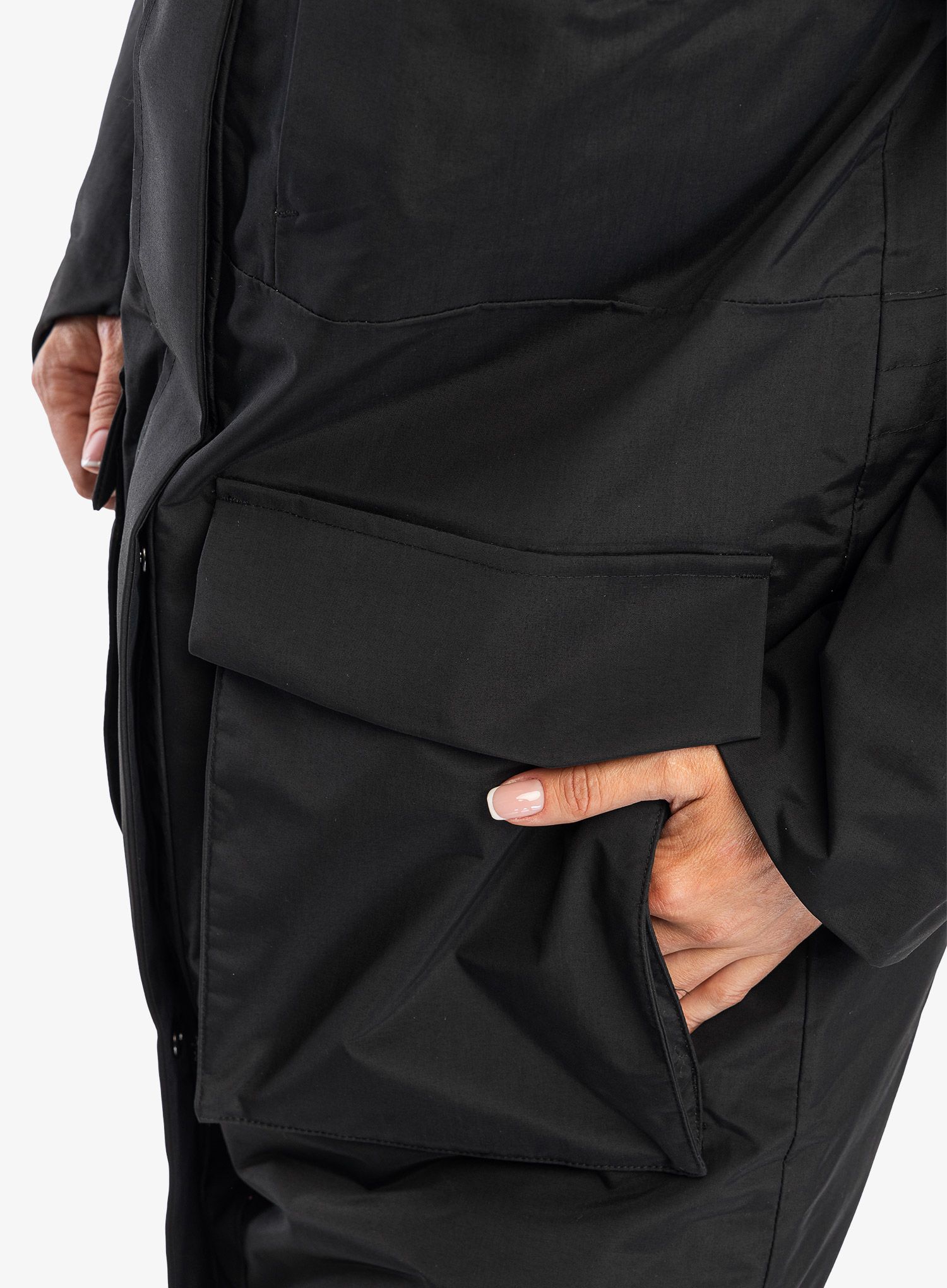 Ženski plašč Didriksons Leya Parka Long 3 - black