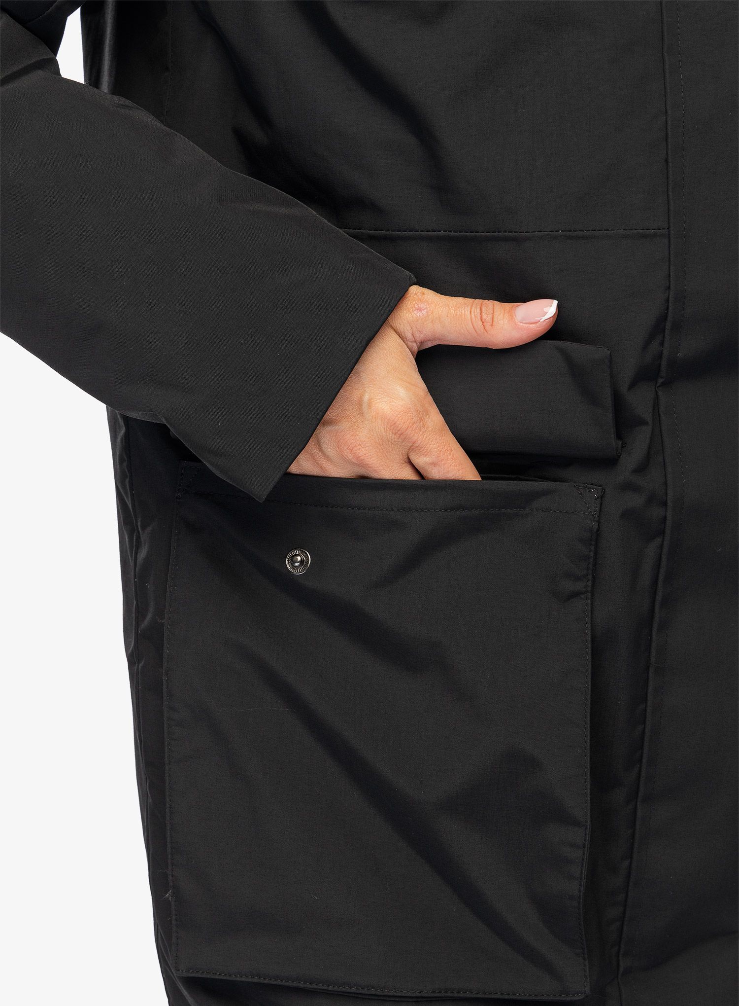 Ženski plašč Didriksons Leya Parka Long 3 - black