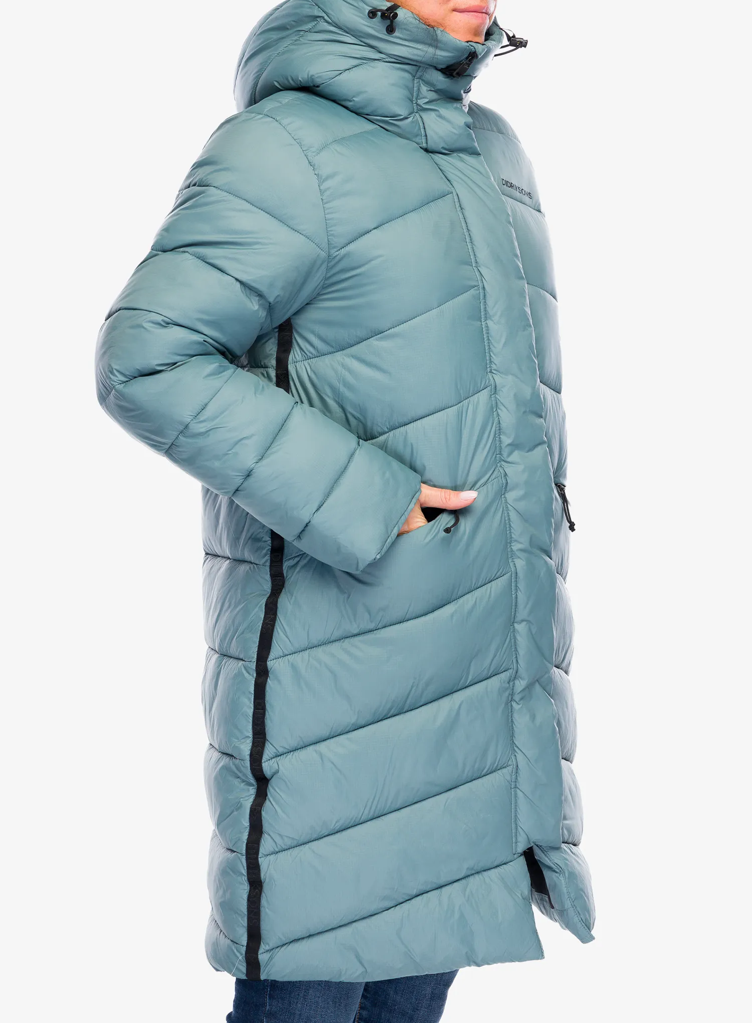 Ženski plašč Didriksons Marion Parka - factory blue