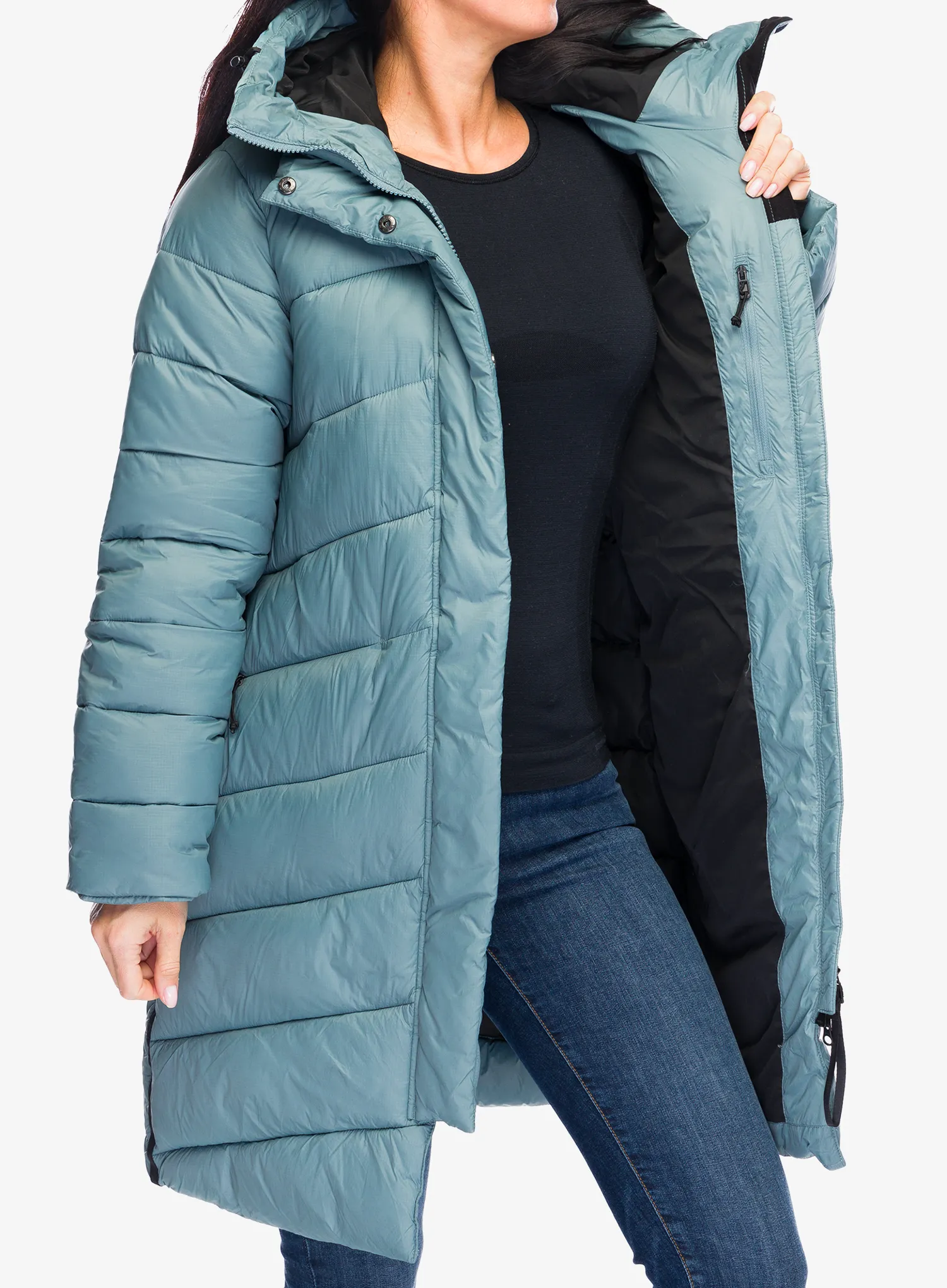 Ženski plašč Didriksons Marion Parka - factory blue