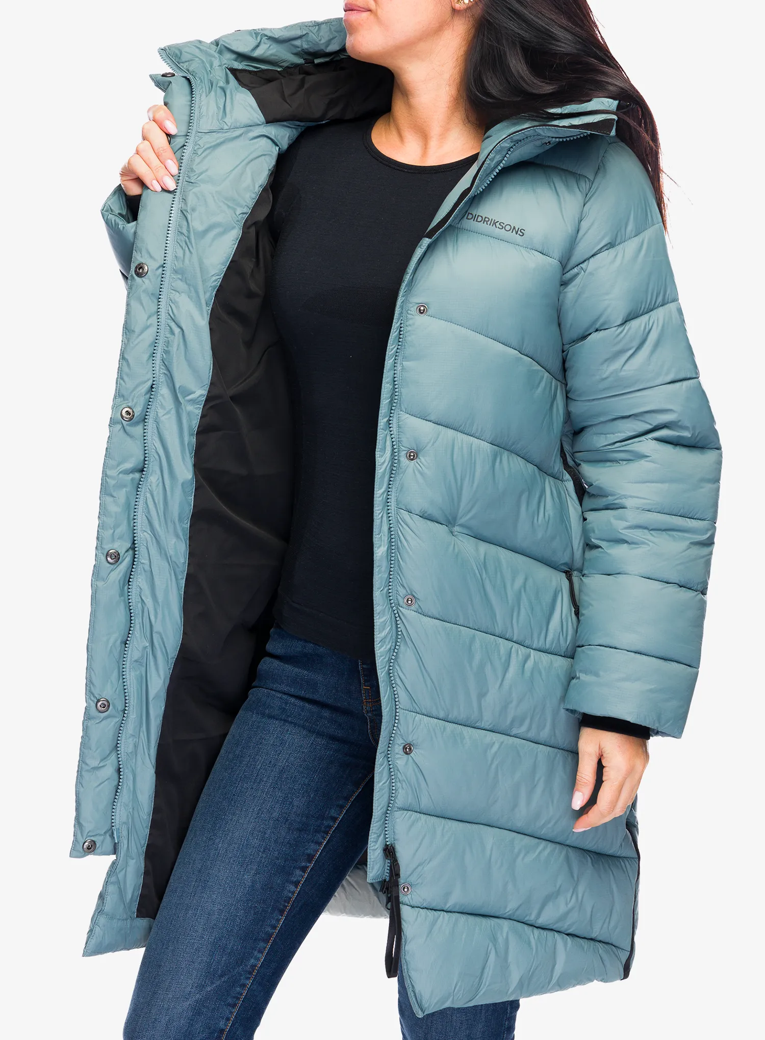 Ženski plašč Didriksons Marion Parka - factory blue