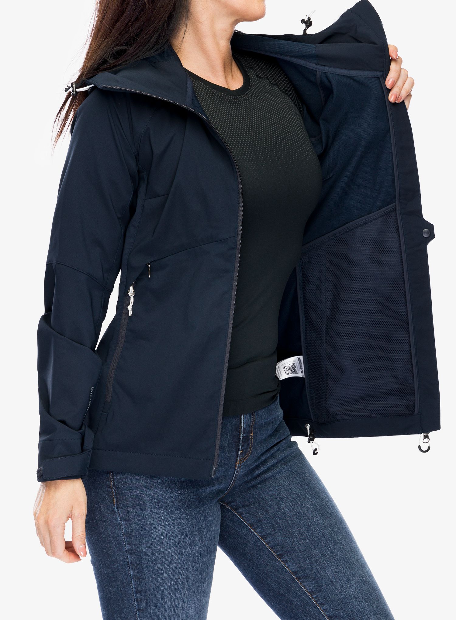 Ženska jakna Didriksons Petra Jacket 4 - dark night blue