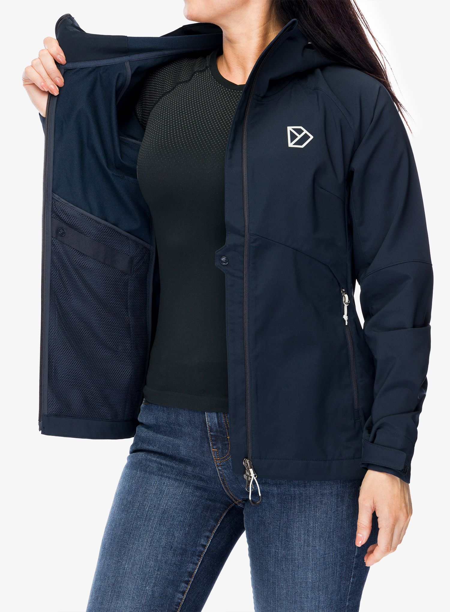 Ženska jakna Didriksons Petra Jacket 4 - dark night blue
