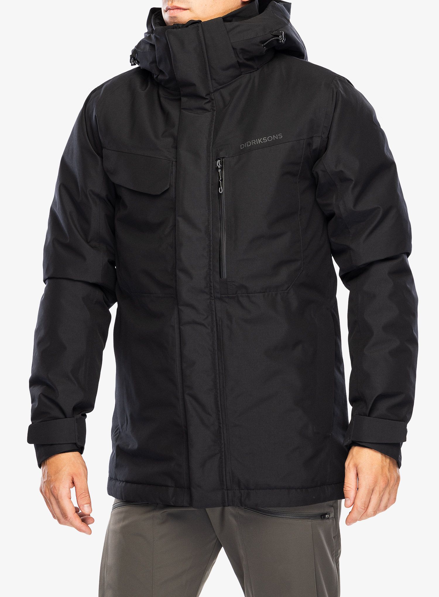 Sintetična jakna Didriksons Stefan Jacket - black