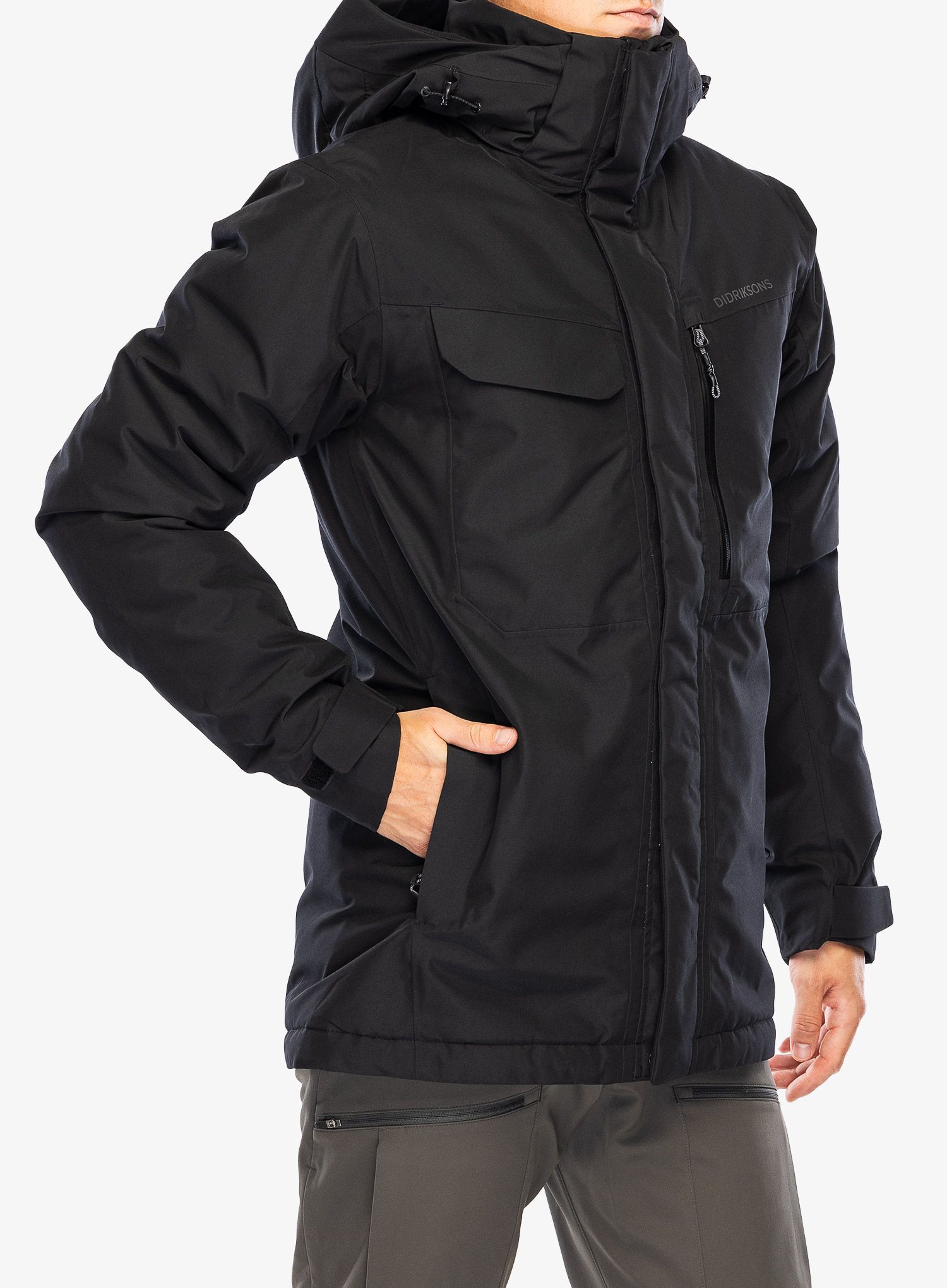 Sintetična jakna Didriksons Stefan Jacket - black