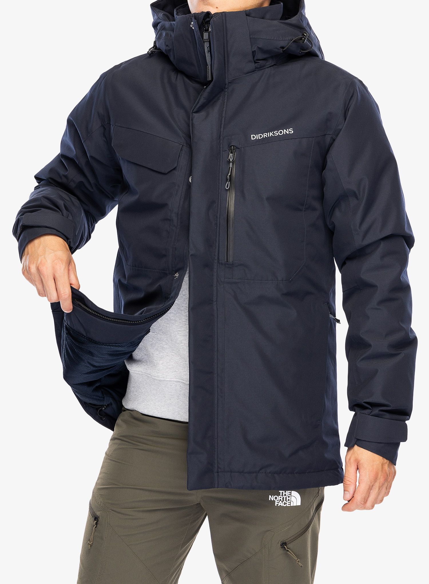 Sintetična jakna Didriksons Stefan Jacket - dark night blue
