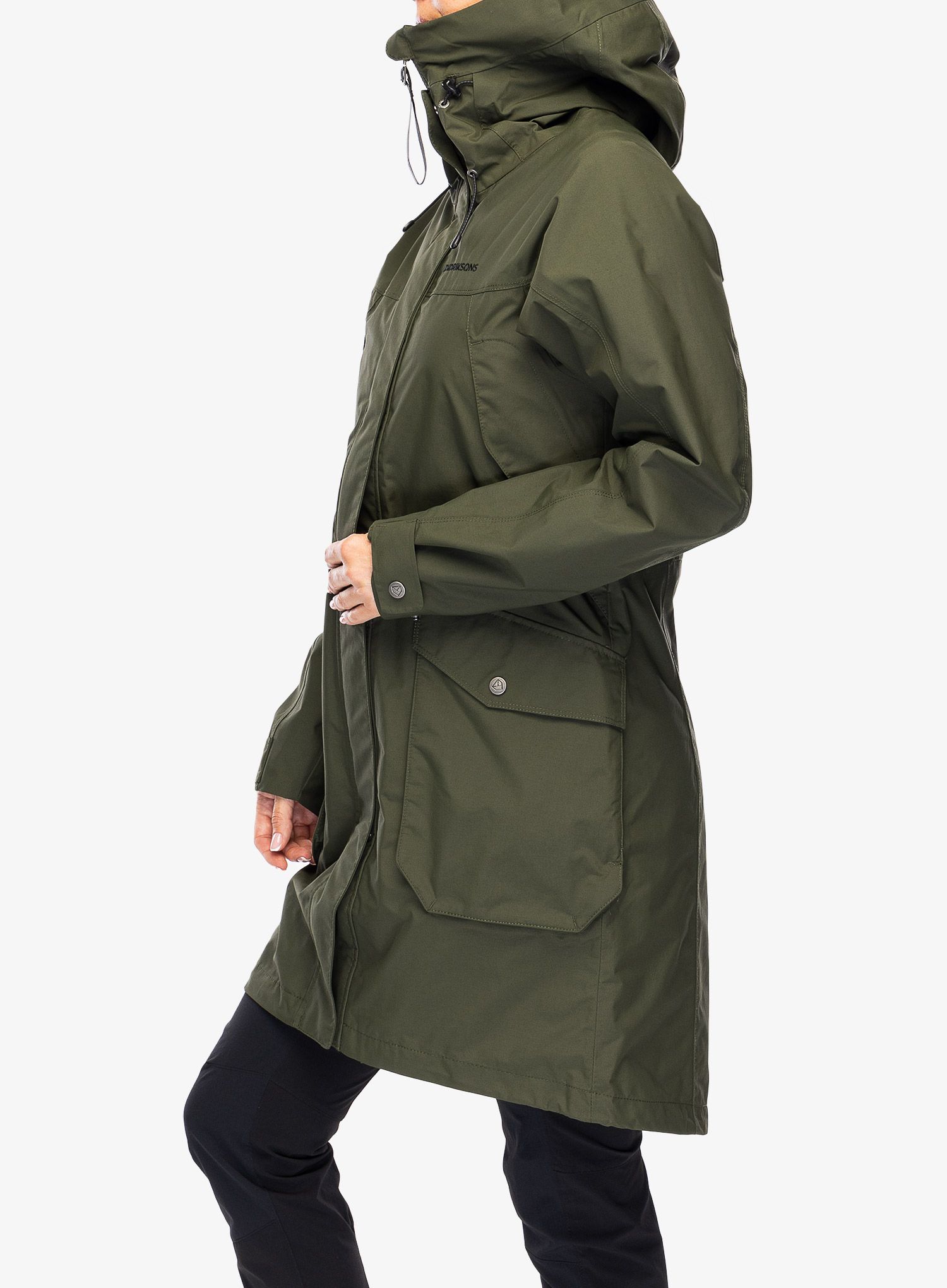 Ženski plašč Didriksons Thelma Parka 10 - deep green