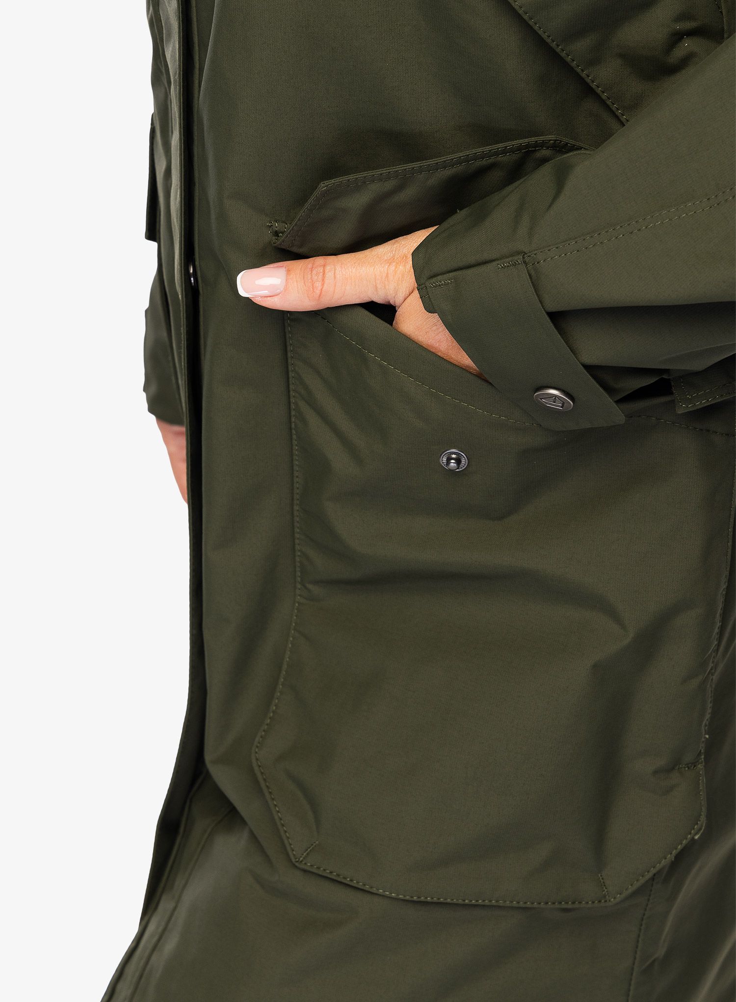 Ženski plašč Didriksons Thelma Parka 10 - deep green