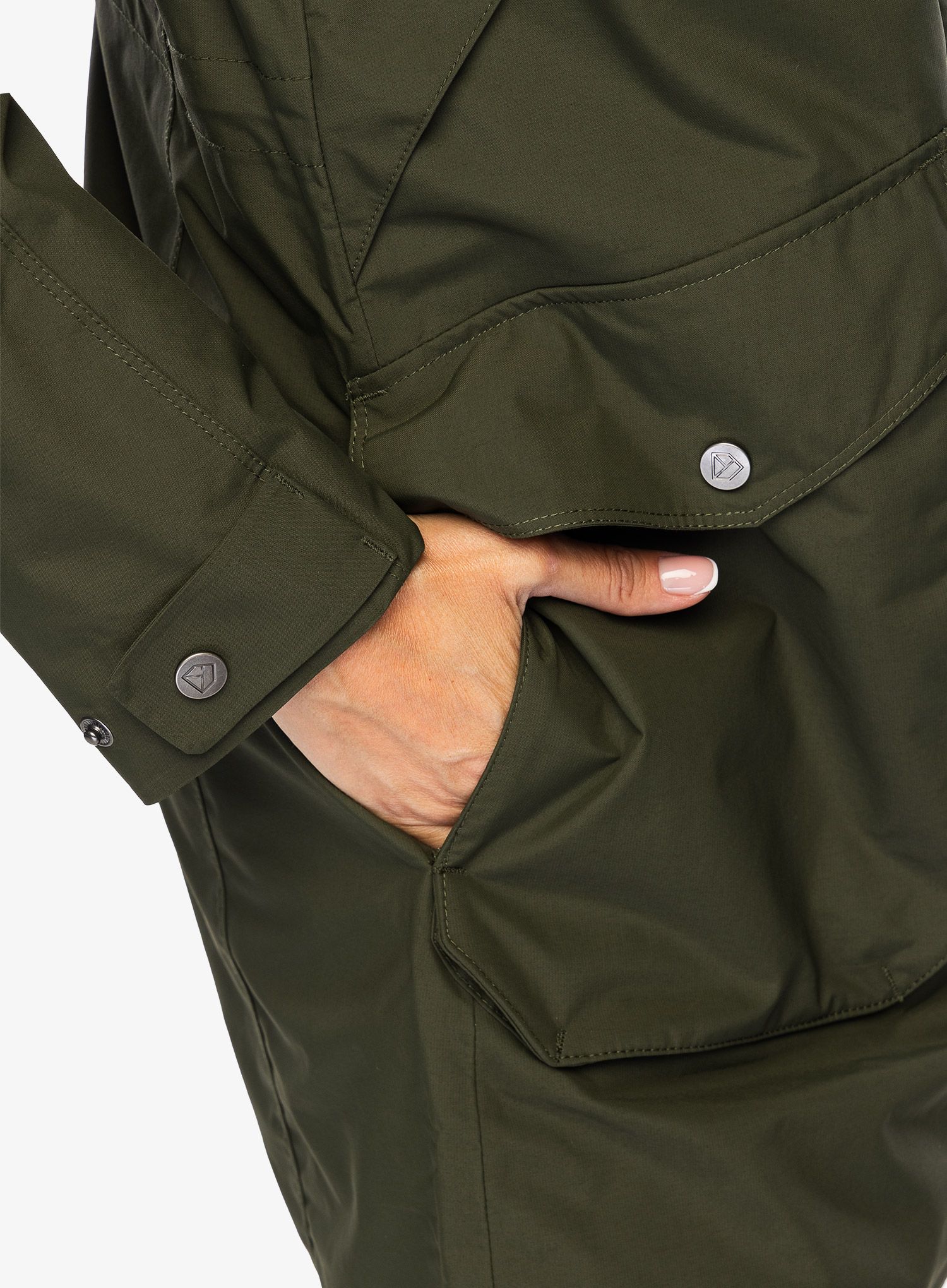 Ženski plašč Didriksons Thelma Parka 10 - deep green