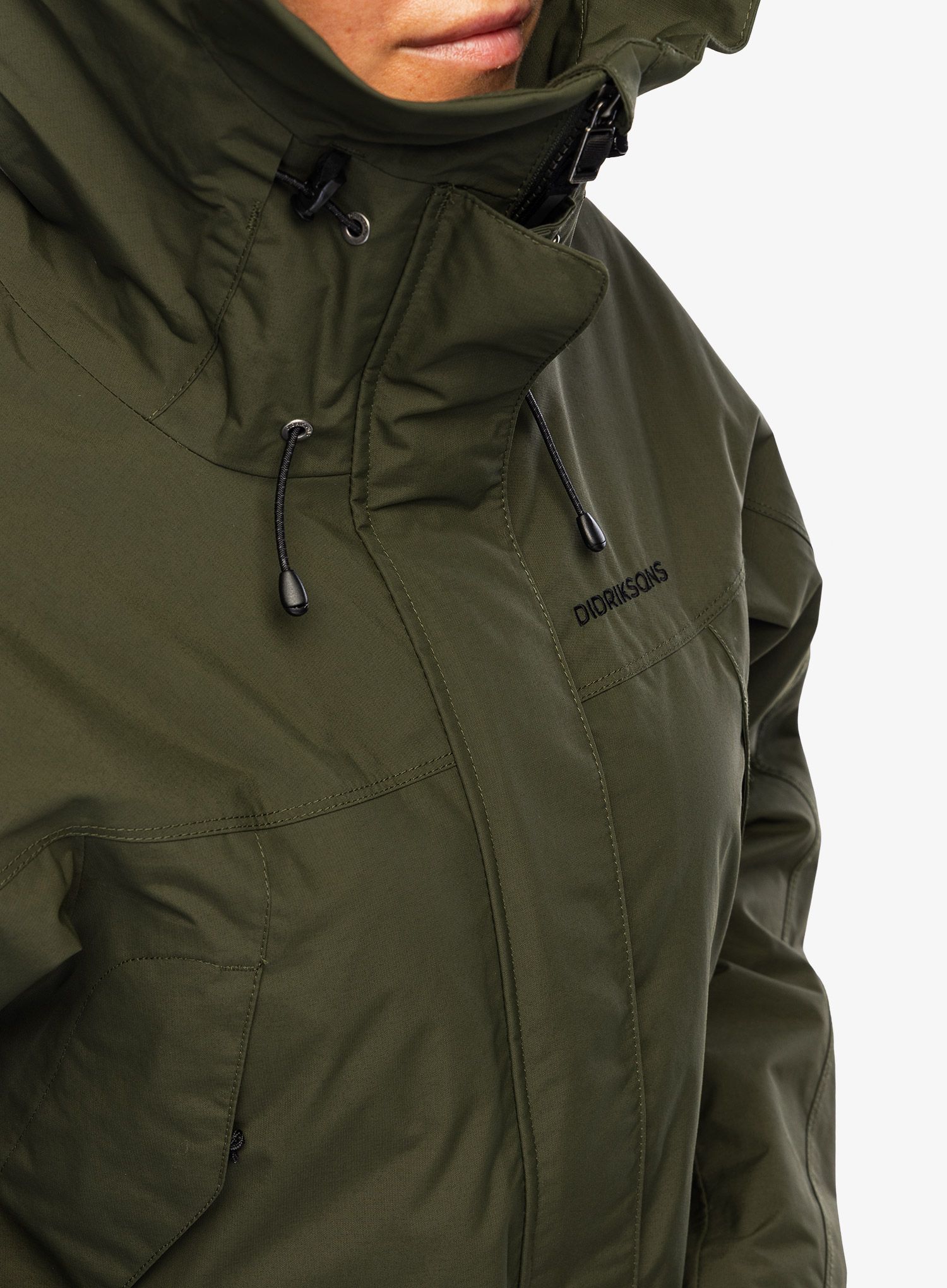 Ženski plašč Didriksons Thelma Parka 10 - deep green