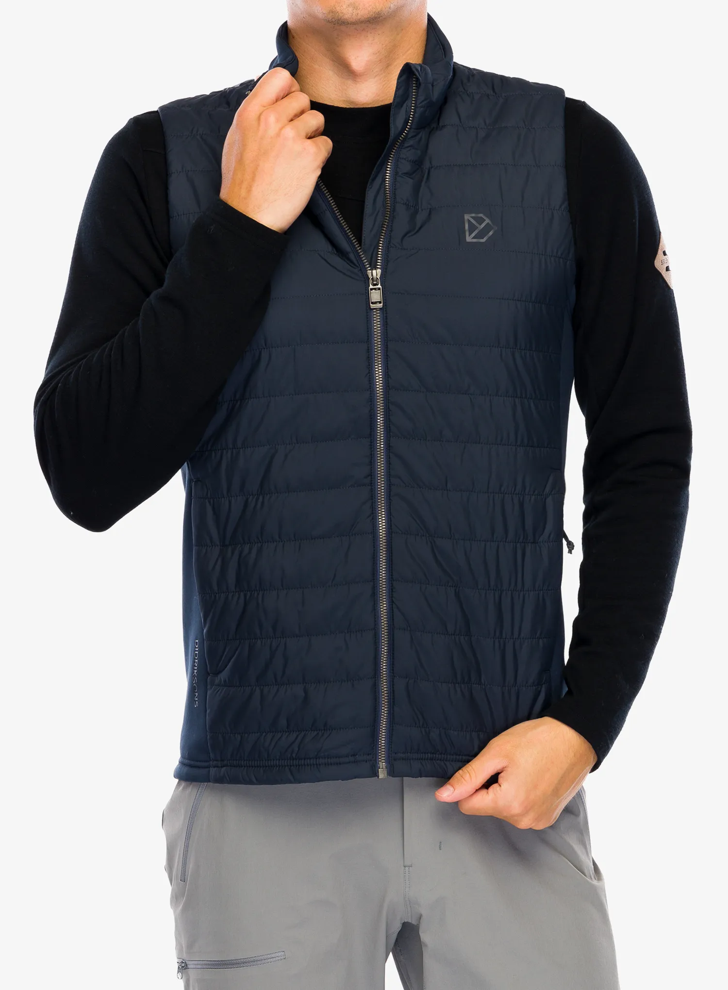 Brezrokavnik Didriksons Ubbe Vest 4 - navy