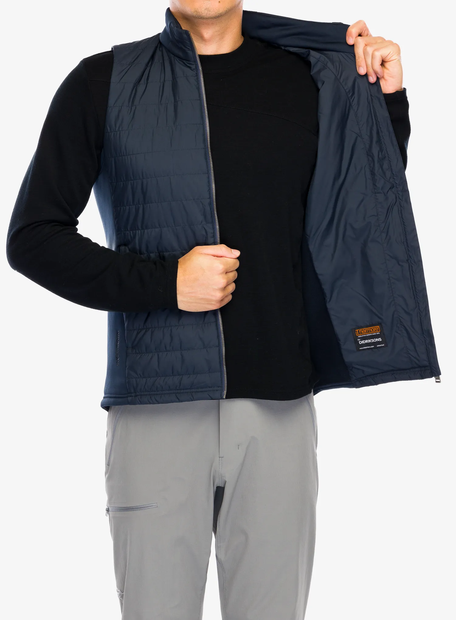 Brezrokavnik Didriksons Ubbe Vest 4 - navy