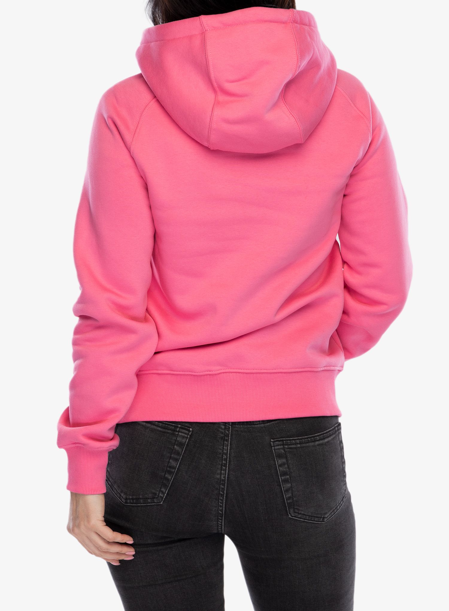 Ženska jopa s kapuco Didriksons Ven Hoodie BBTO - magnolia