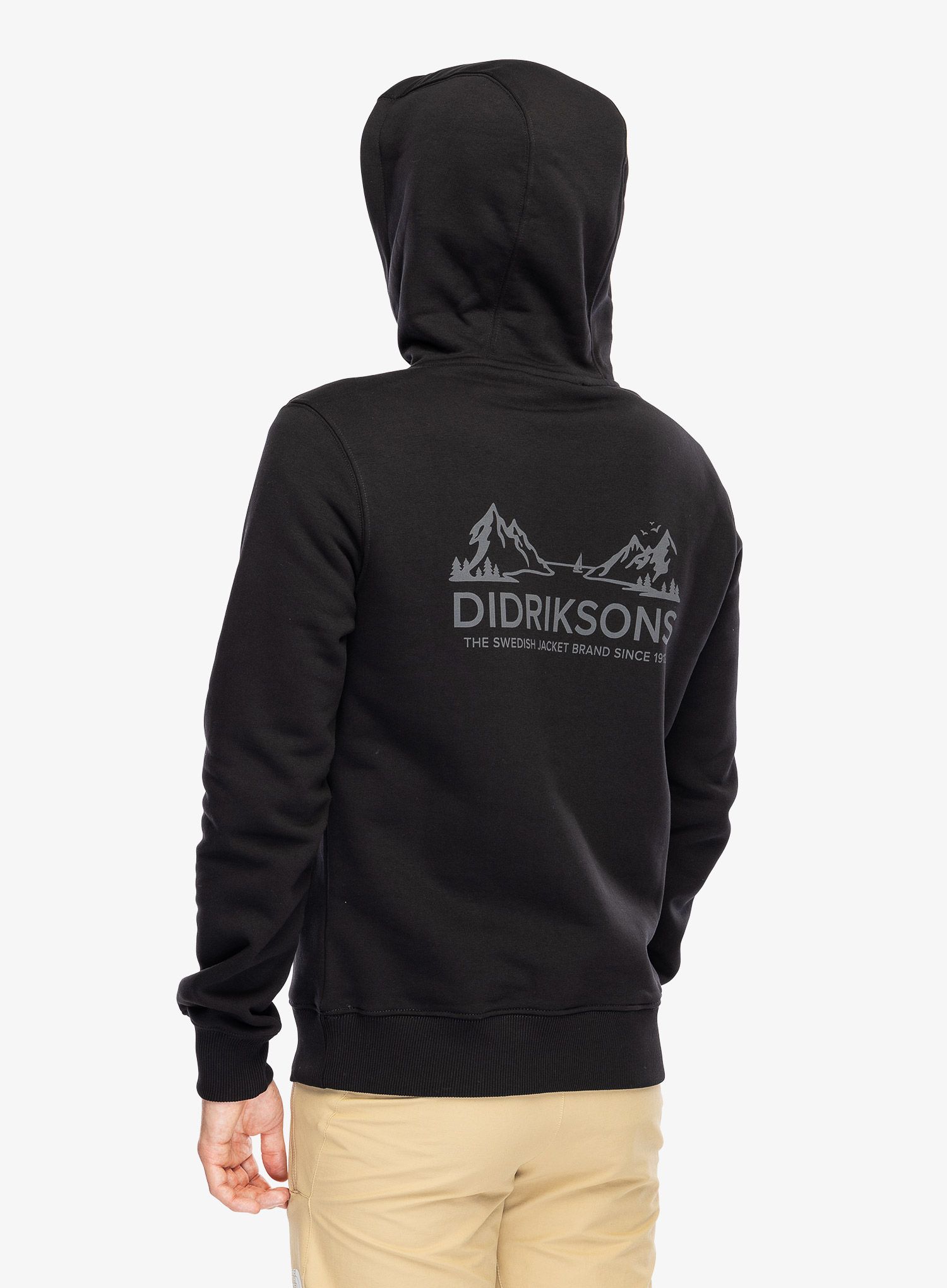 Jopica s kapuco Didriksons Ven Hoodie Lands - black