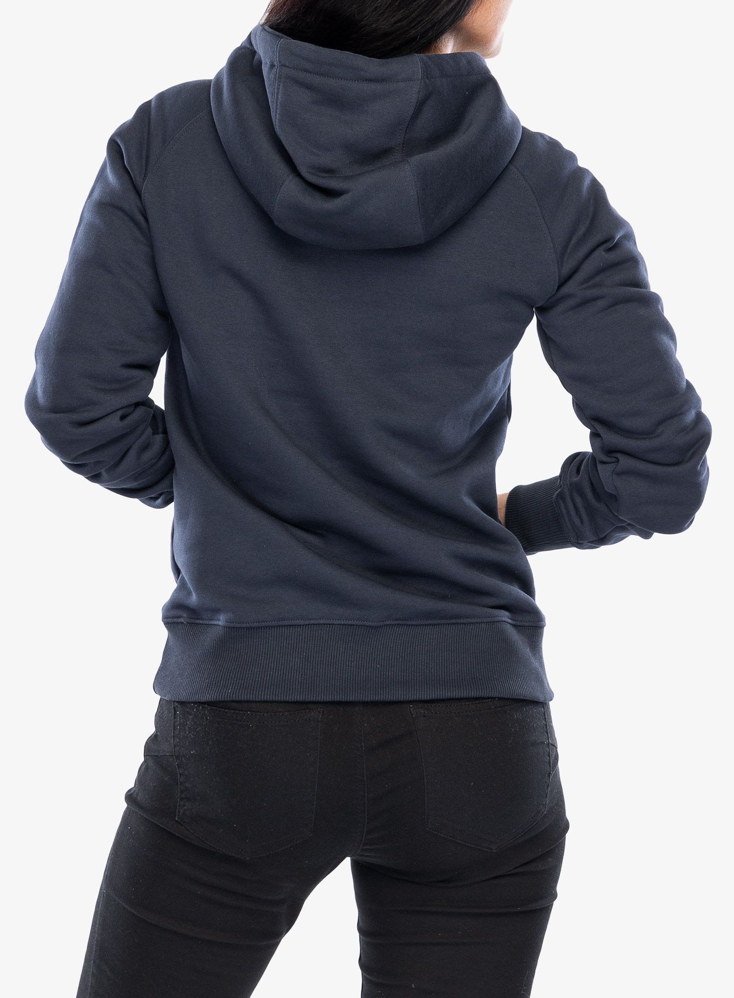 Ženska jopa s kapuco Didriksons Ven Hoodie - navy