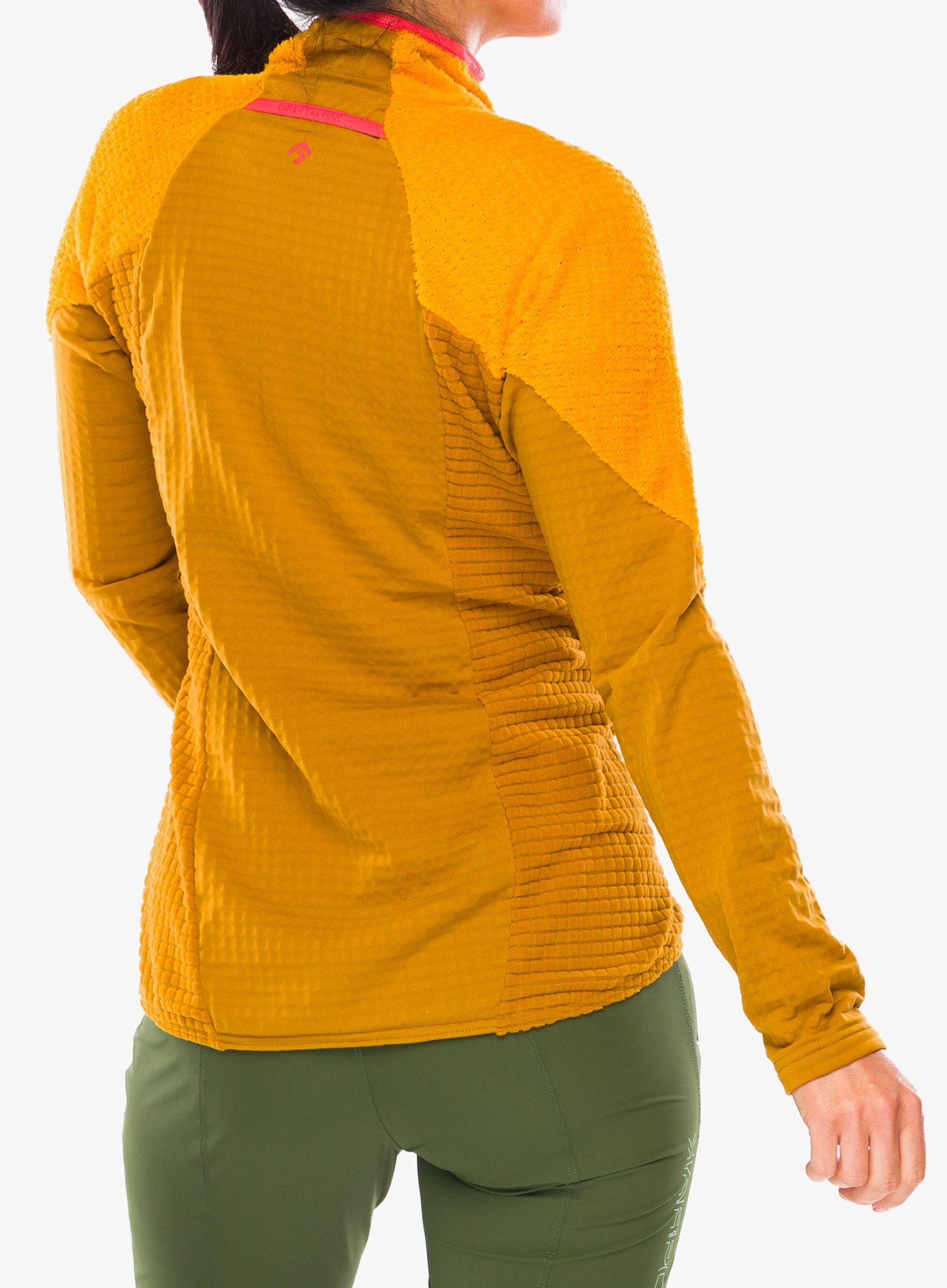Ženska jopica z zadrgo Direct Alpine Aura Lady - mango/caramel