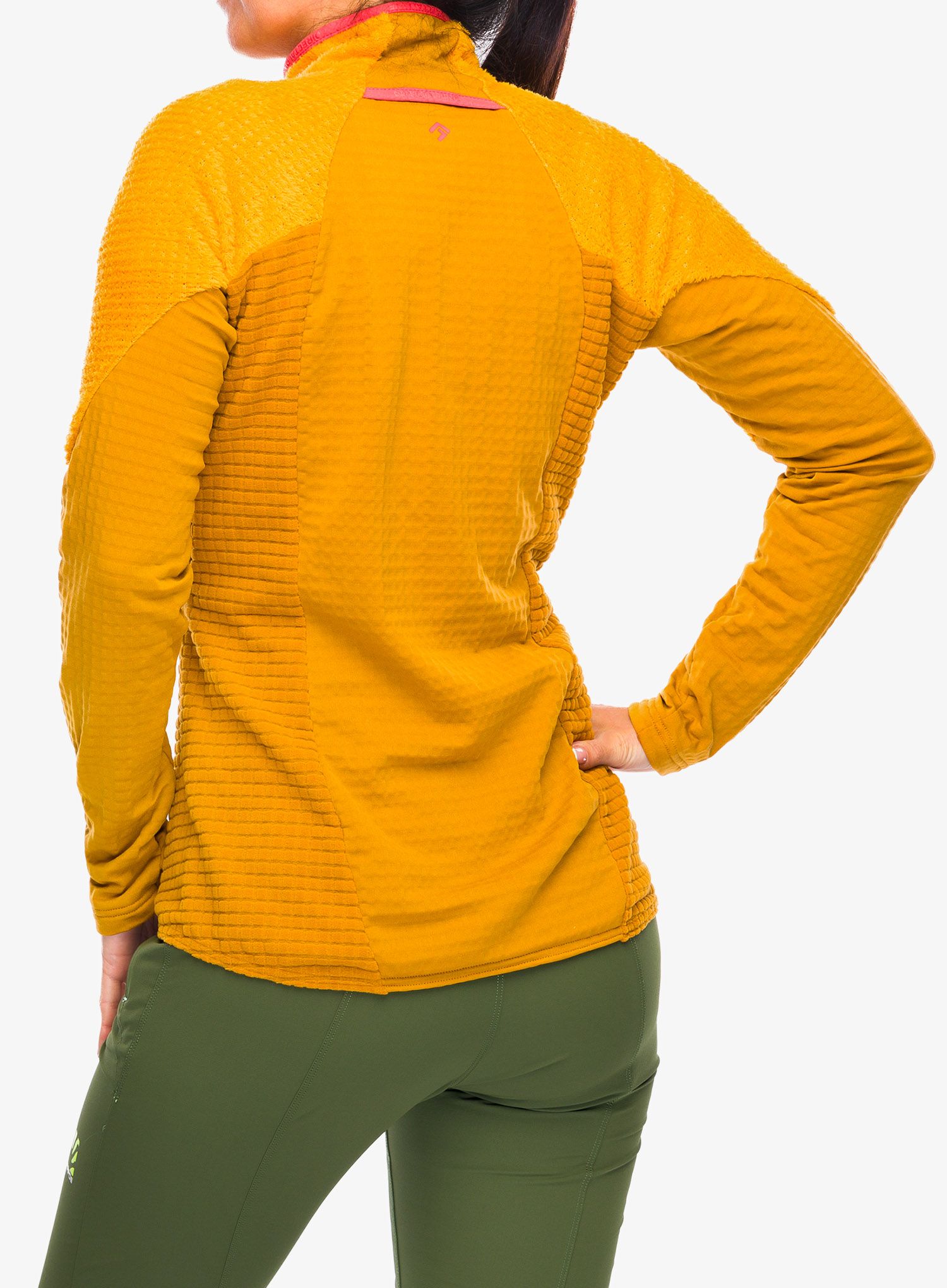 Ženska jopica z zadrgo Direct Alpine Aura Lady - mango/caramel
