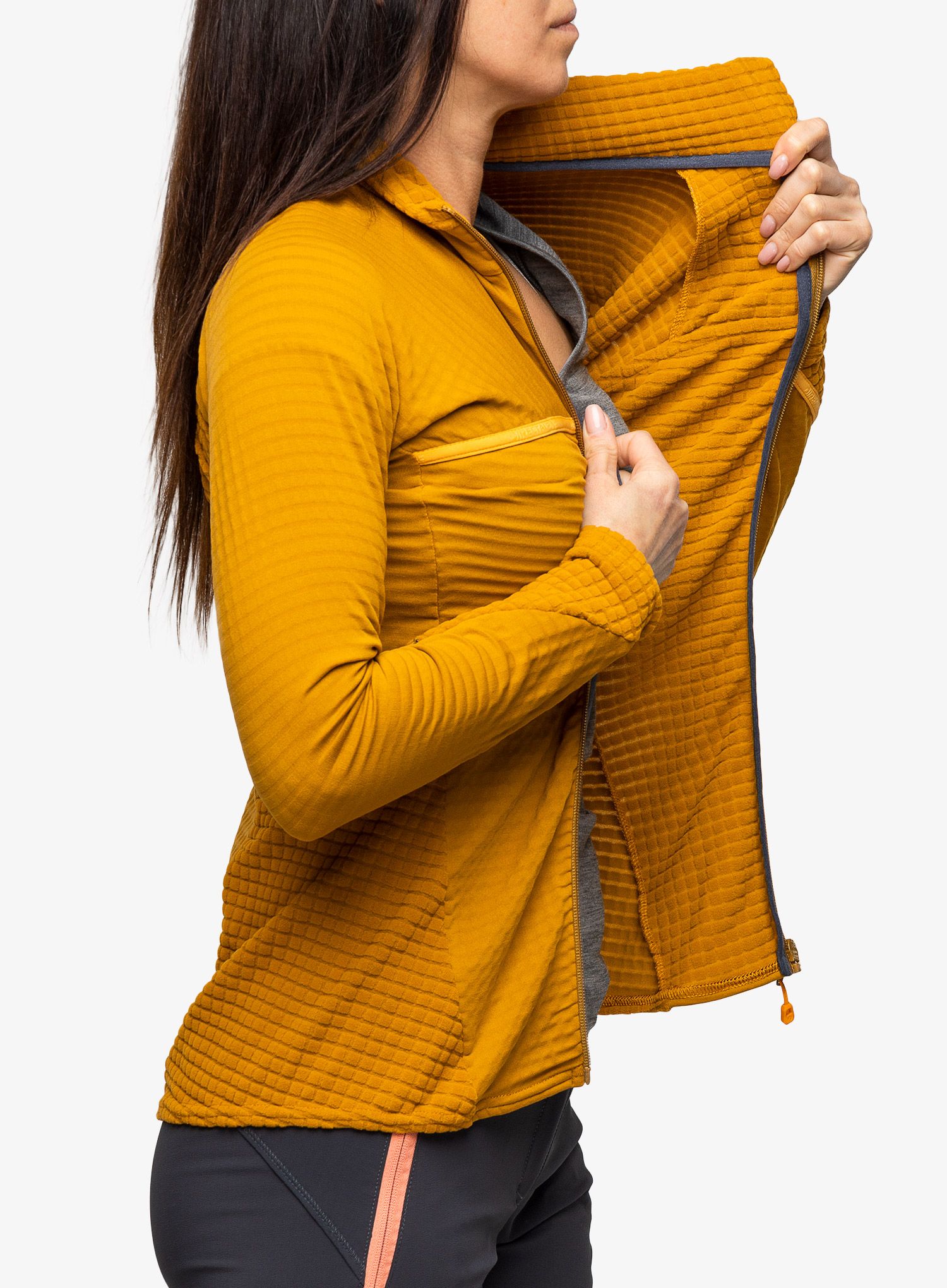 Jopica brez kapuce ženska Direct Alpine Aura Light Lady - caramel