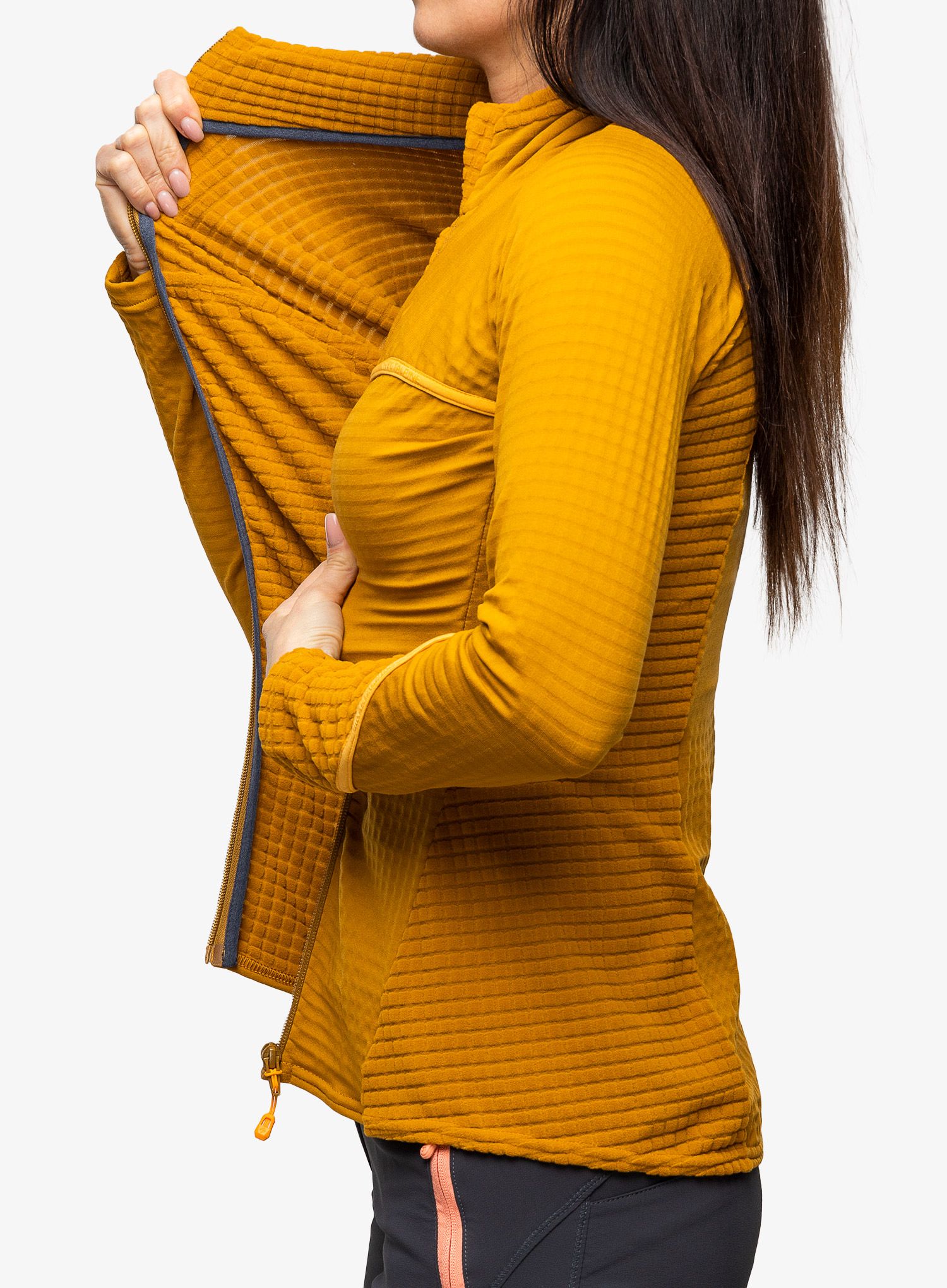 Jopica brez kapuce ženska Direct Alpine Aura Light Lady - caramel