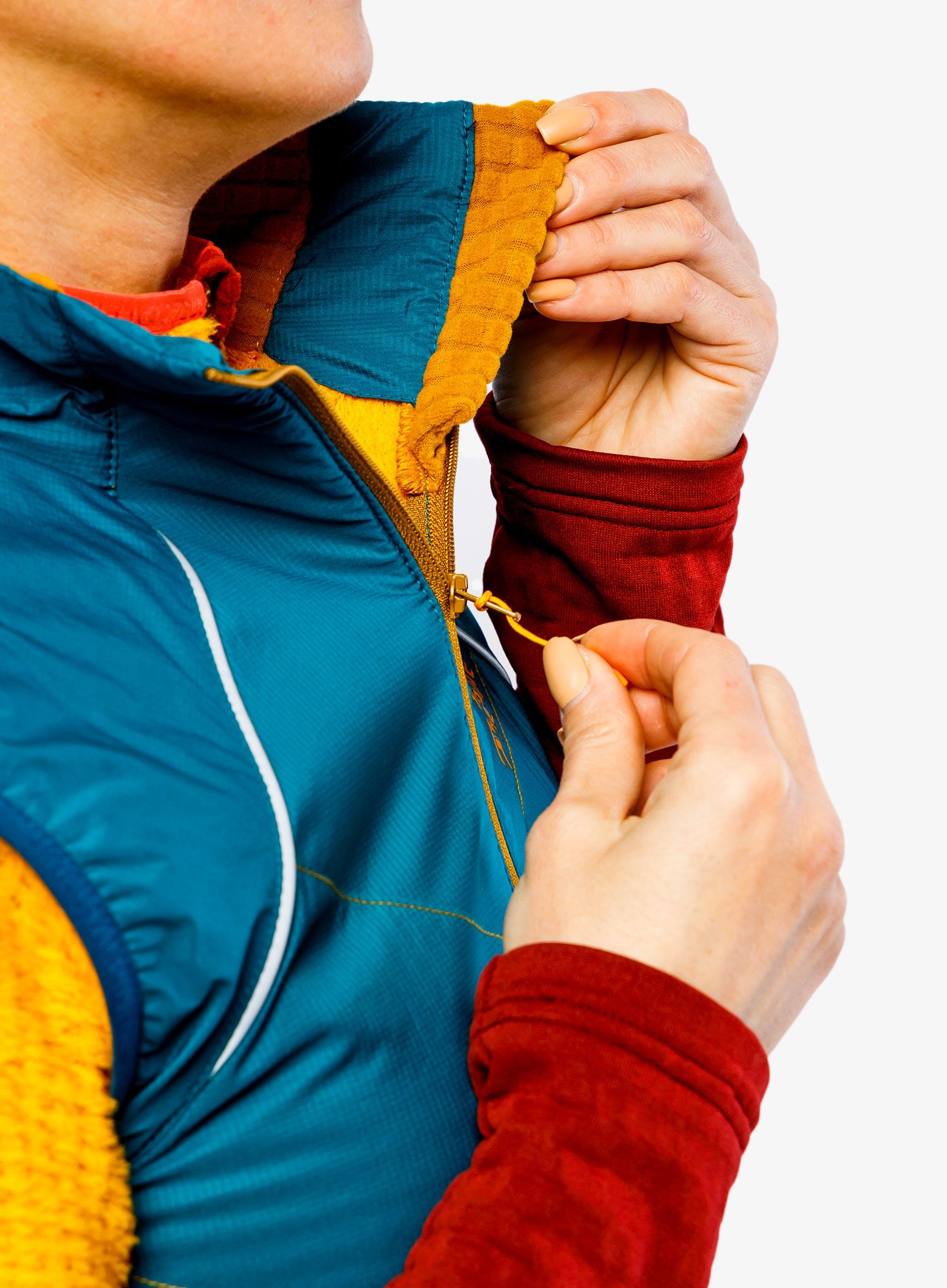 Ženski brezrokavnik Direct Alpine Bora Vest Lady - emerald/mango