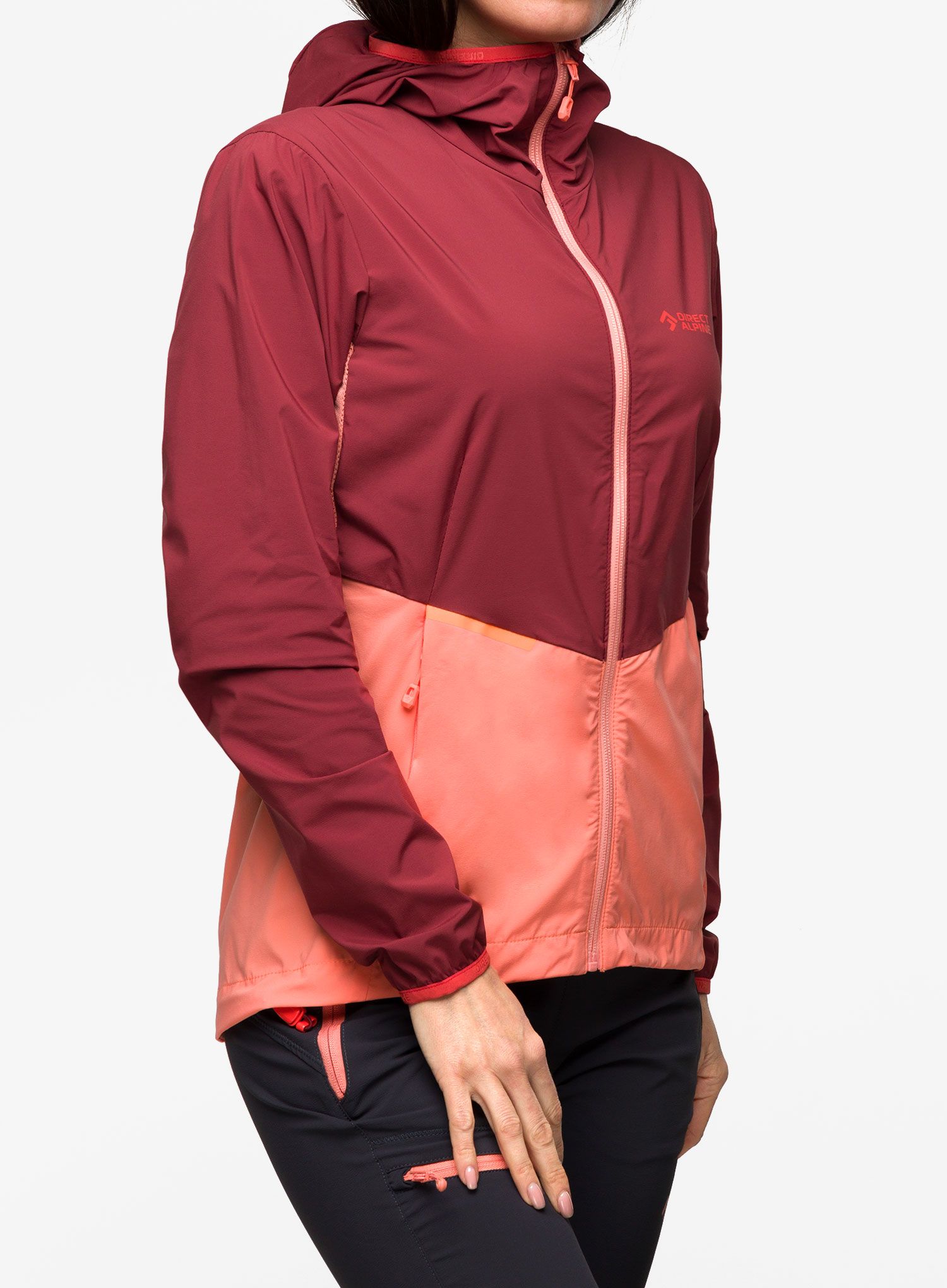 Ženska softshell jakna Direct Alpine Brenta Lady - palisander/coral