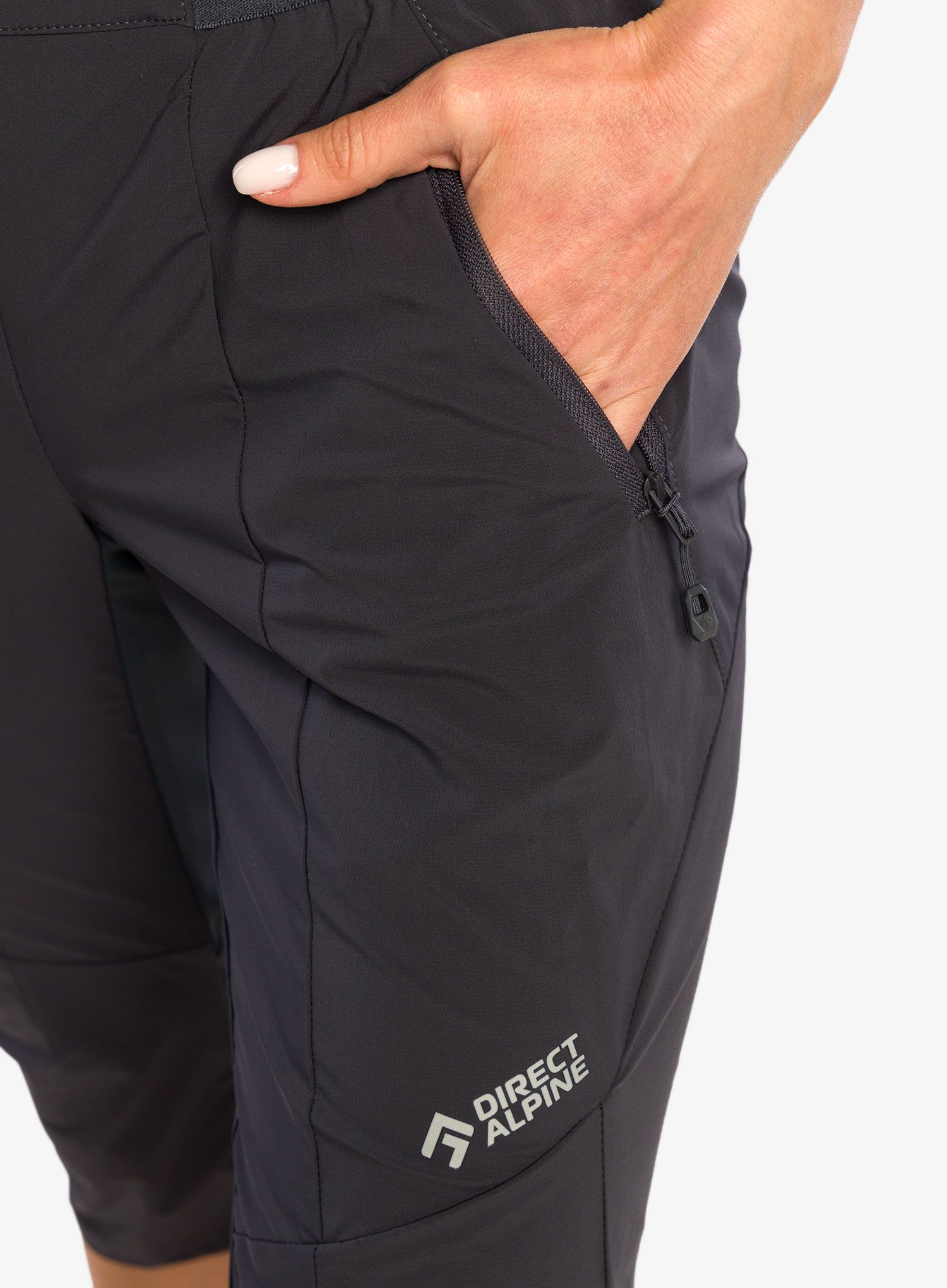 Ženske plezalne kratke hlače Direct Alpine Cervino Lady 3/4 - anthracite