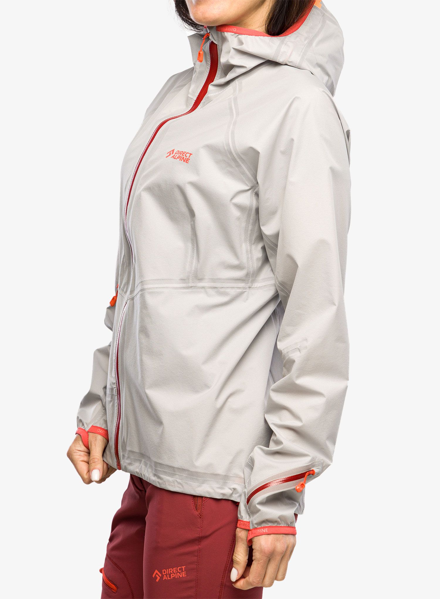 Ženska hardshell jakna Direct Alpine Cyclone Lady - grey/palisander