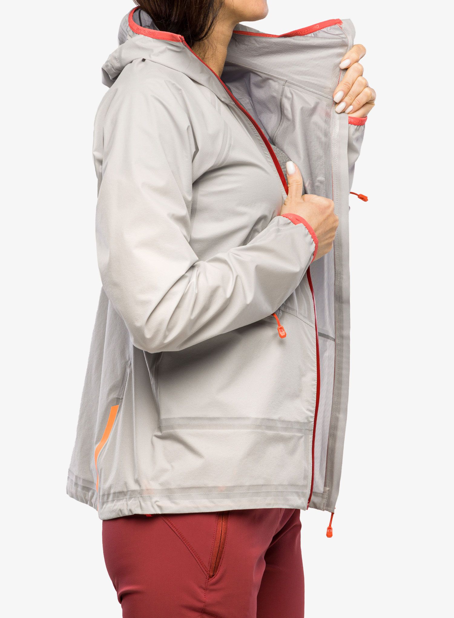 Ženska hardshell jakna Direct Alpine Cyclone Lady - grey/palisander
