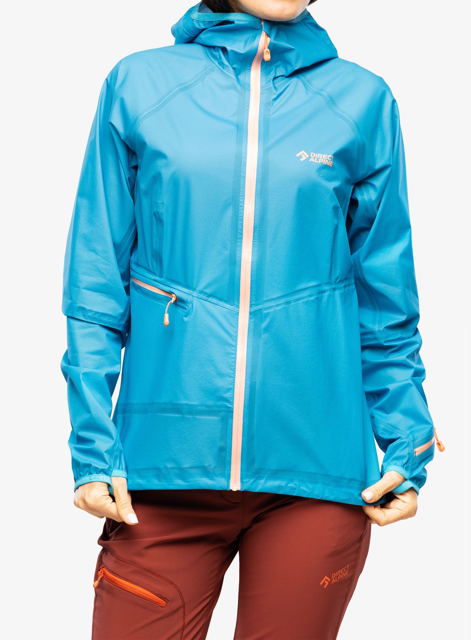 Ženska hardshell jakna Direct Alpine Cyclone Lady - ocean/coral