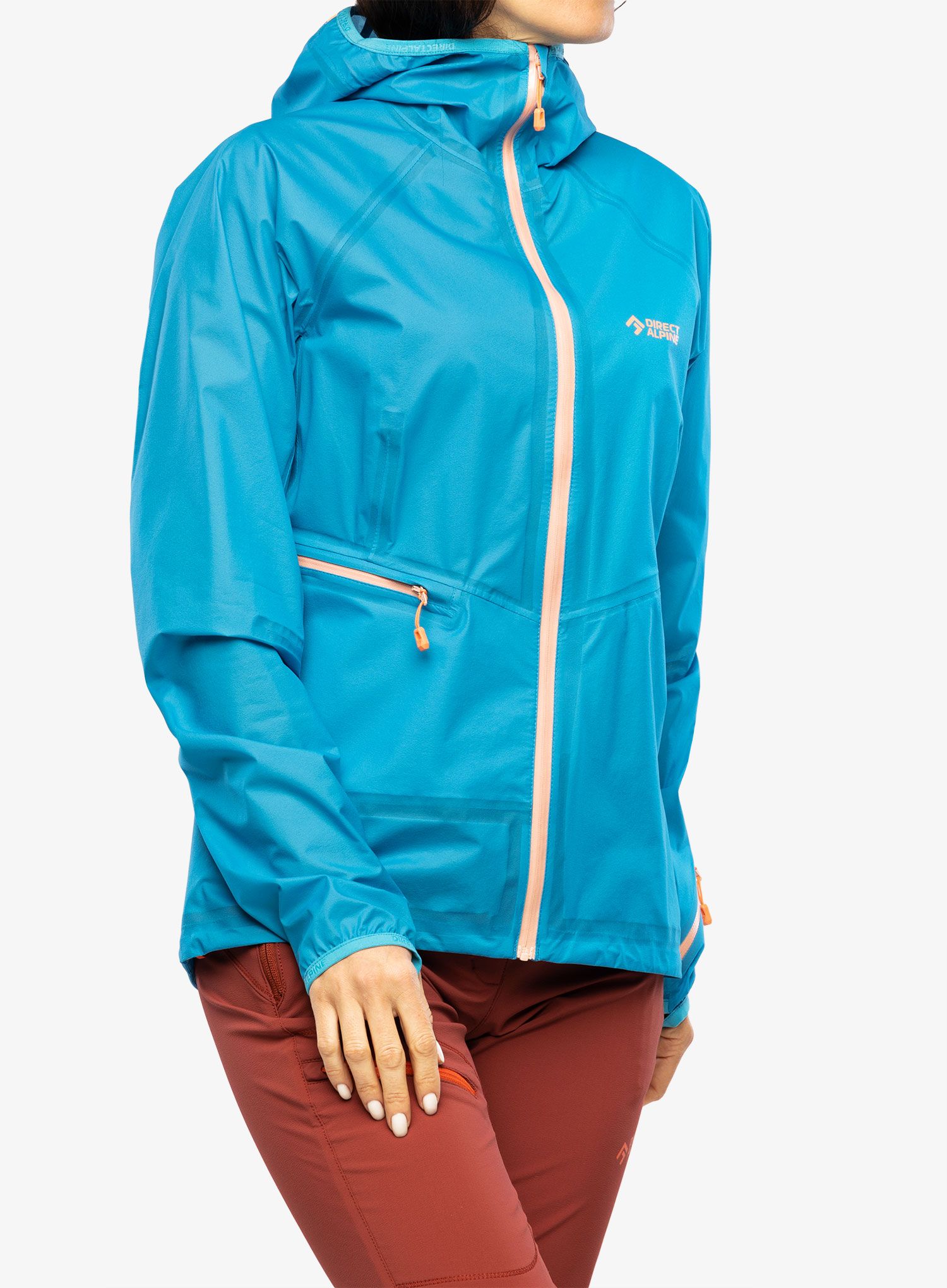 Ženska hardshell jakna Direct Alpine Cyclone Lady - ocean/coral