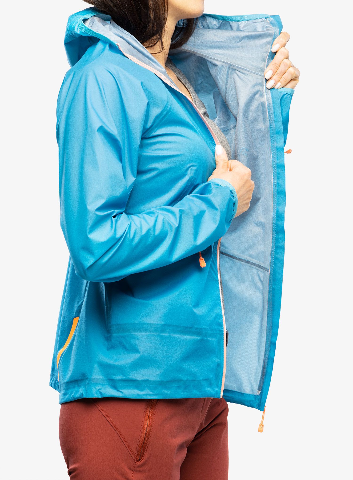 Ženska hardshell jakna Direct Alpine Cyclone Lady - ocean/coral
