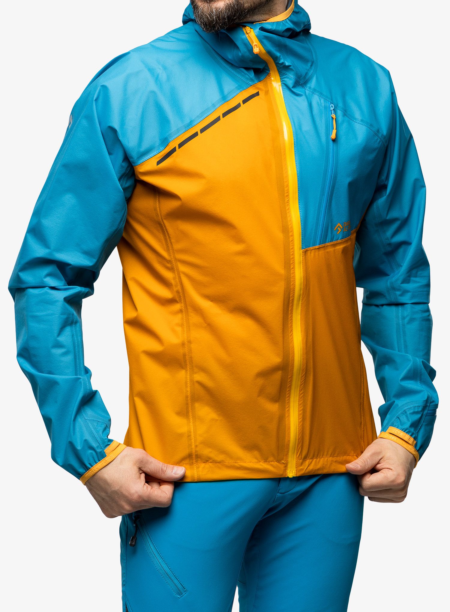 Nepremočljiva jakna Direct Alpine Cyclone - mango/ocean