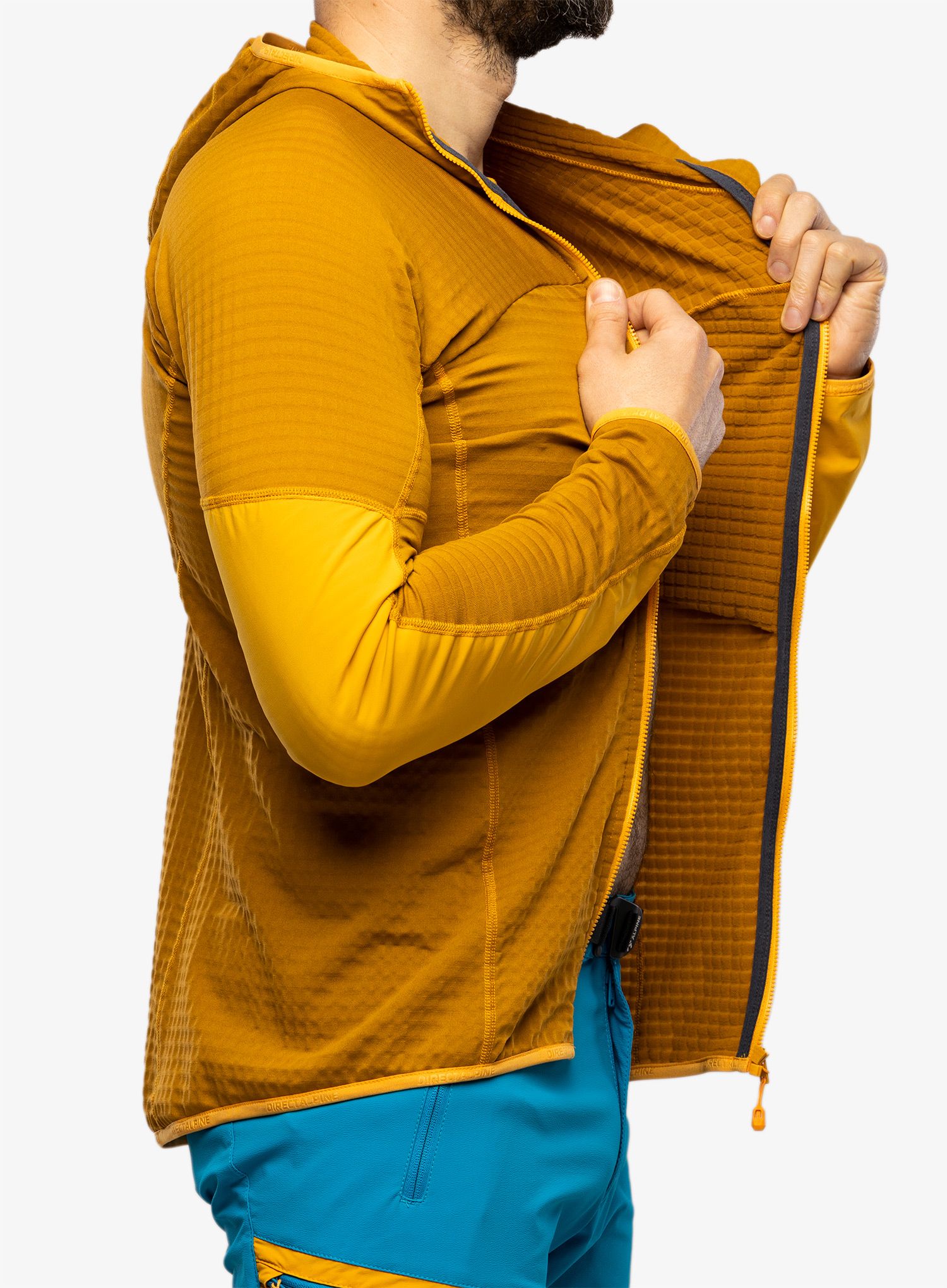 Jopica s kapuco Direct Alpine Dragon - caramel/mango