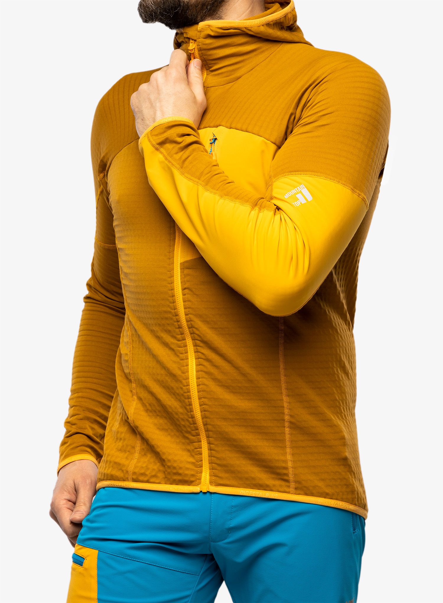 Jopica s kapuco Direct Alpine Dragon - caramel/mango