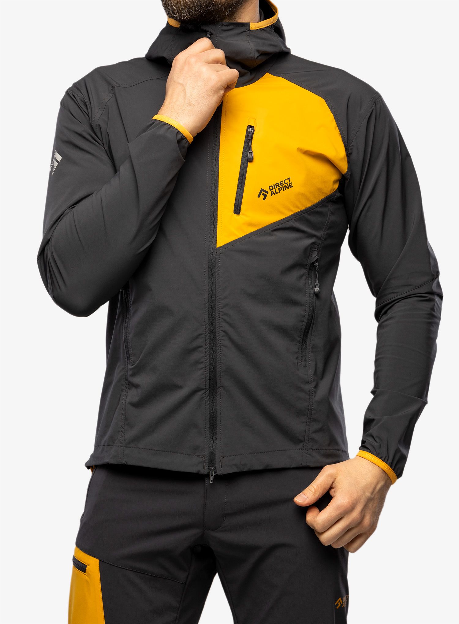 Vetrovka Direct Alpine Dru Light - anthracite/mango